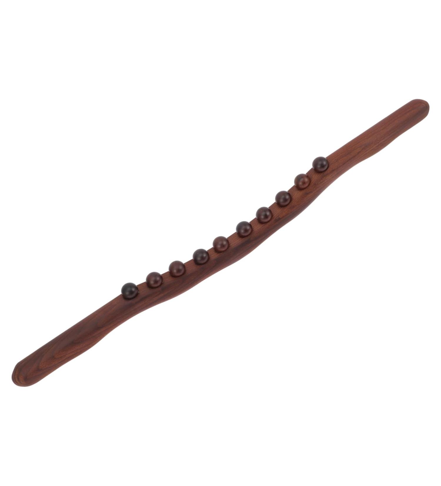 Healeved Wooden Massage Roller Stick | Manual Trigger Point & Acupressure Tool | International Shipping Available - Buy Online on GoSupps.com