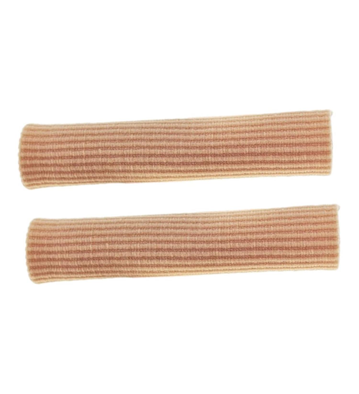 Plafope 2pcs Gel Finger Toe Cover - Silicone Thumb Protector Bandages for Finger Support and Wound Healing - Flesh Color - Buy Online on GoSupps.com