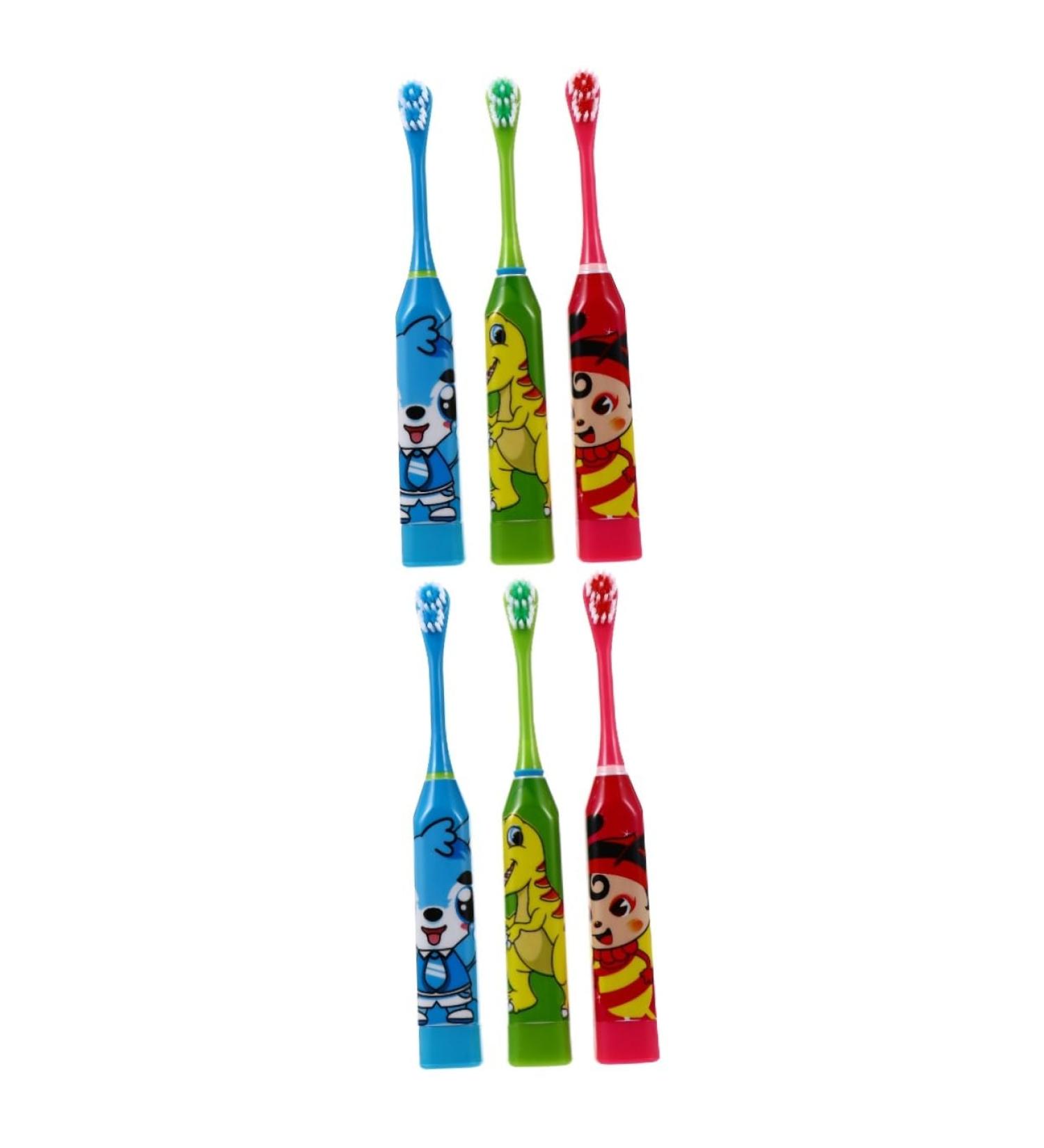 GLEAVI Electric Toothbrush Set for Kids - U Shaped Automatic Battery Toothbrush for Toddlers - Effective Shock Absorption & Easy Clean - Buy Online on GoSupps.com