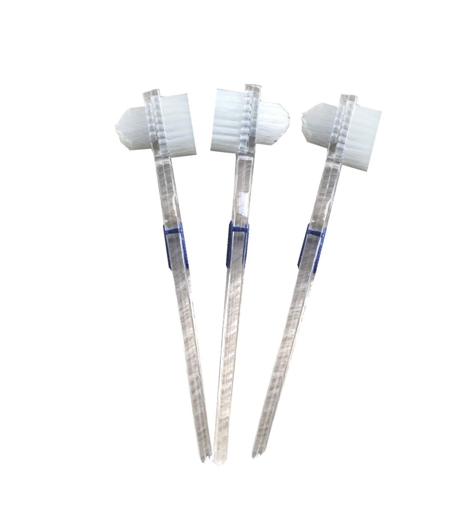 3-Piece Double-Sided Denture Brush Set - Effective Tooth Cleaning Brushes for Dentures & Tooth Care - International Shipping Available - Buy Online on GoSupps.com