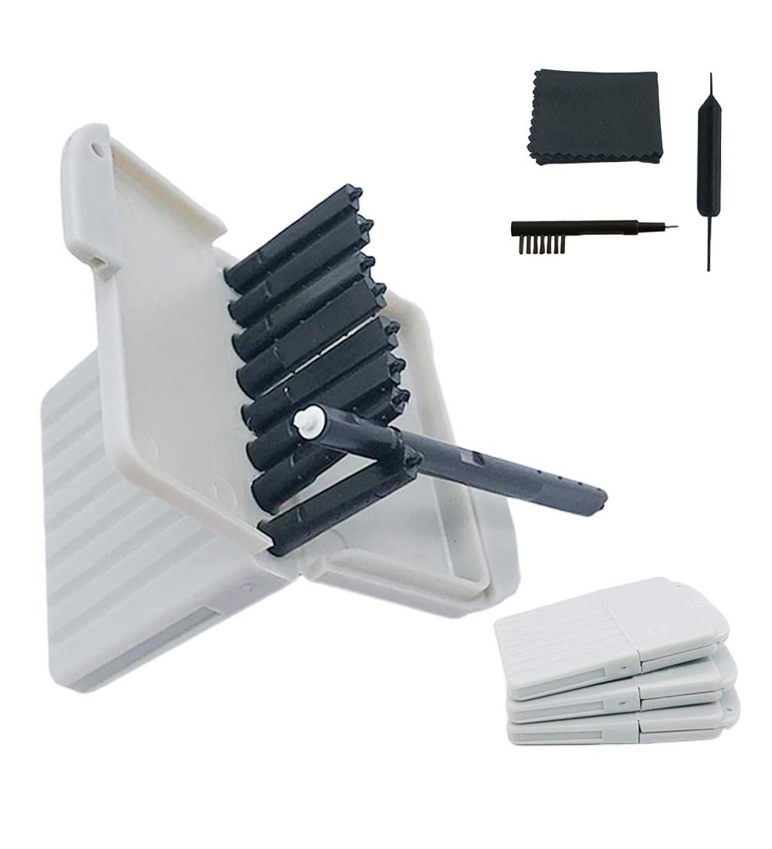 Hearing Aid Wax Guards Filters - 3 Packs/24 Filters for Phonak, Unitron, Widex Hearing Aids - Cleaner Kit with Brush and Carry Case - Buy Online on GoSupps.com
