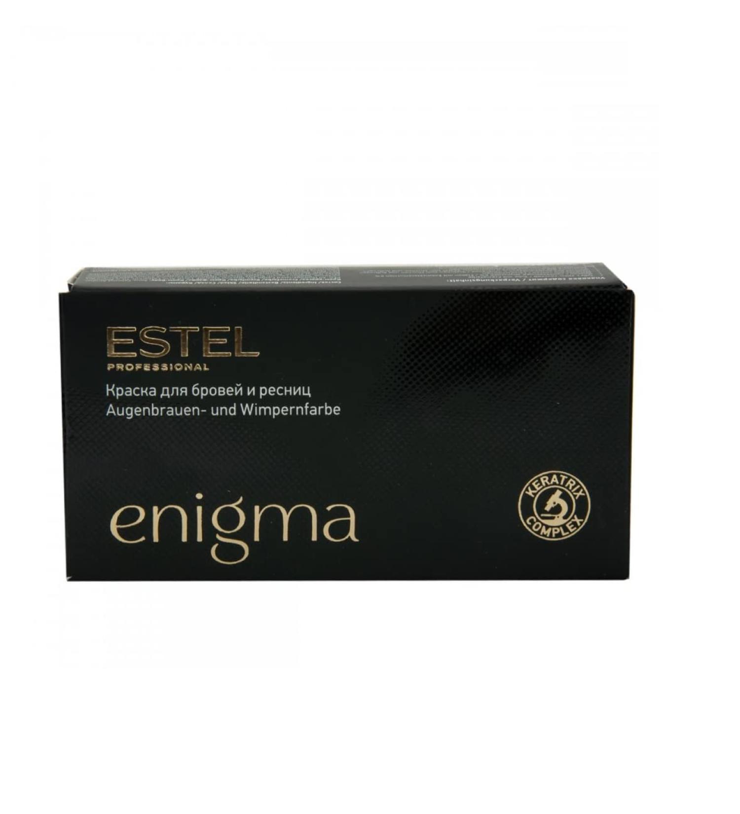 Estel Enigma BLACK Eyelash & Eyebrow Color Paint - International Shipping Available - Buy Online on GoSupps.com