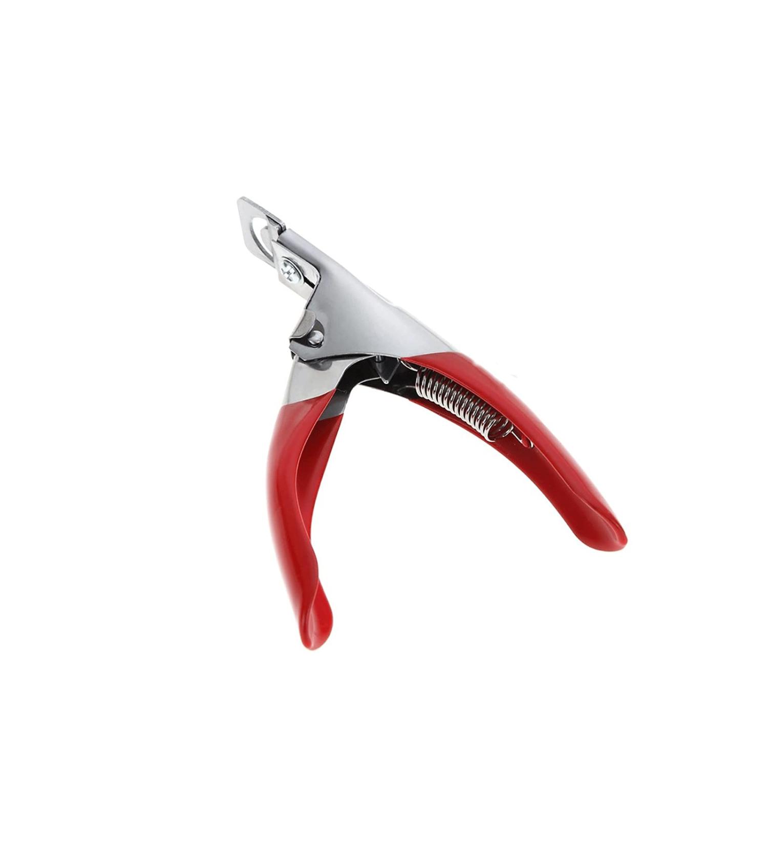 HCHGJKN Nail Clippers 13.5 * 10cm U-Shaped False Tips Scissors Trimmer Red/Pink Round/Square Shapemake Manicure Tools Nail Clipper Cutter - Buy Online on GoSupps.com