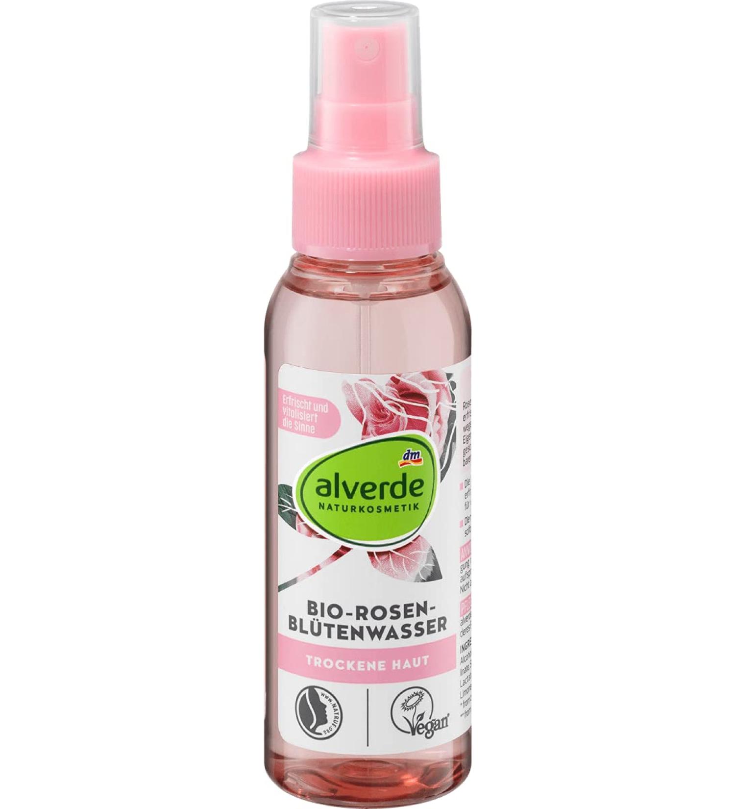 Alverde Naturkosmetik Facial Spray Organic Rose Petal Water 100 ml - Buy Online on GoSupps.com