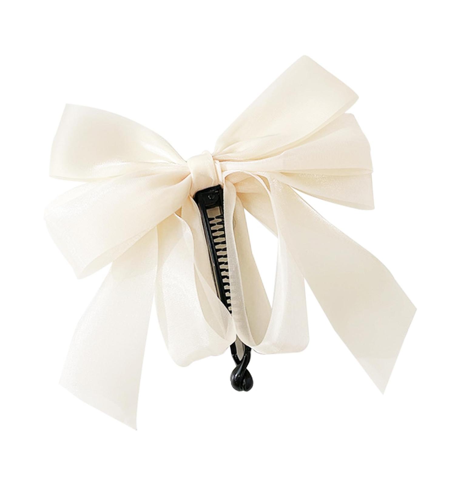Saterkali Hair Clip Multi Layers Hair Decoration Lightweight Anti-break Ponytail Claw Hair Accessories White - Buy Online on GoSupps.com
