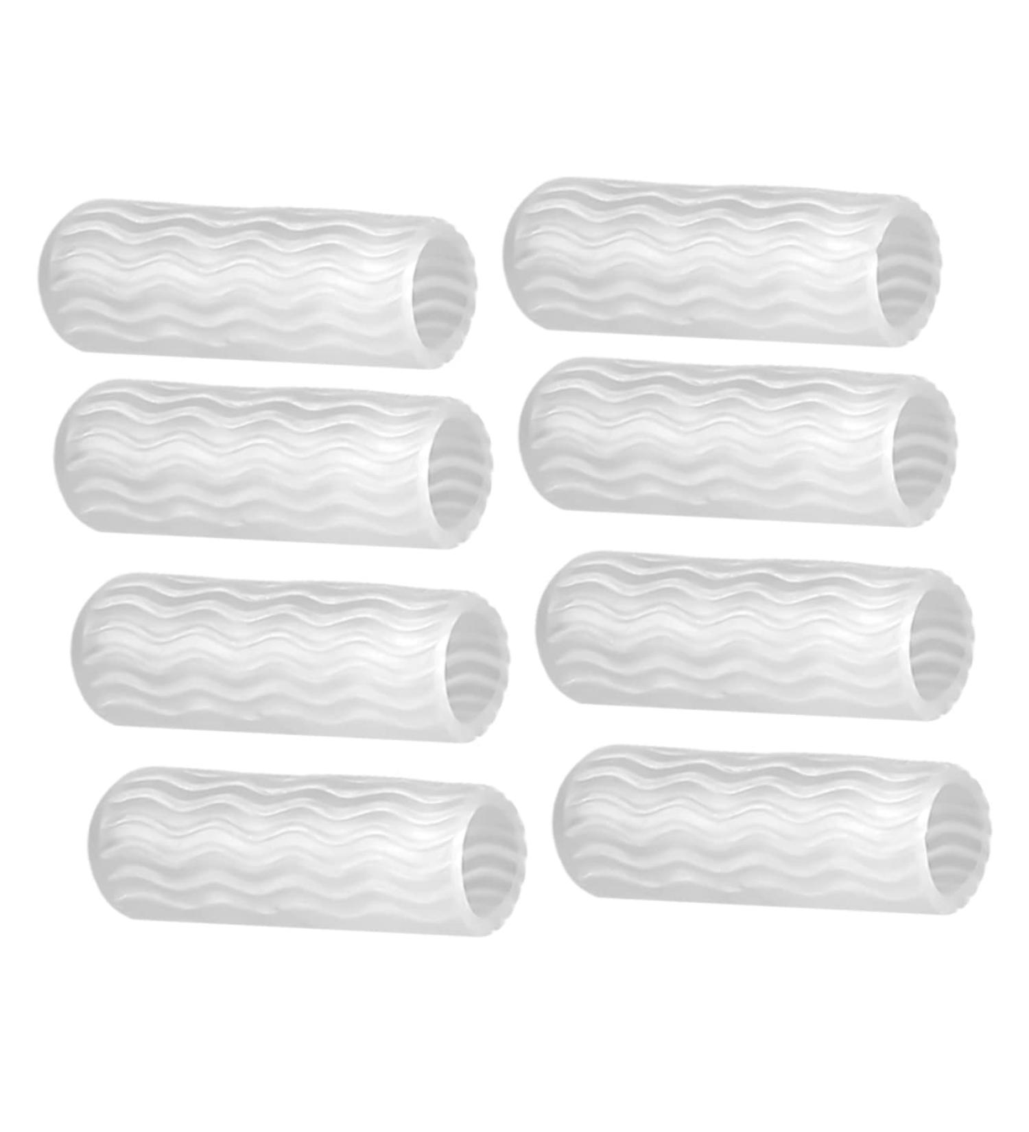 HEALEEP 4 Pairs Adjustable Ingrown Toenail Protectors - Silicone Toe Sleeves for Toe Separation and Corn Relief - Buy Online on GoSupps.com