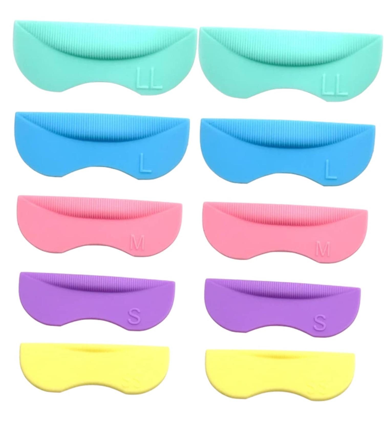 Mikinona 5 Pairs Eyelash Auxiliary Patch Eyelash Perming Silicone Pads Lash Lift Supplies Eyelash Curler Tool Eyelash Lift Silicone Pads Eyelash Perming Curler Silicone Pads for Lash Lift - Buy Online on GoSupps.com