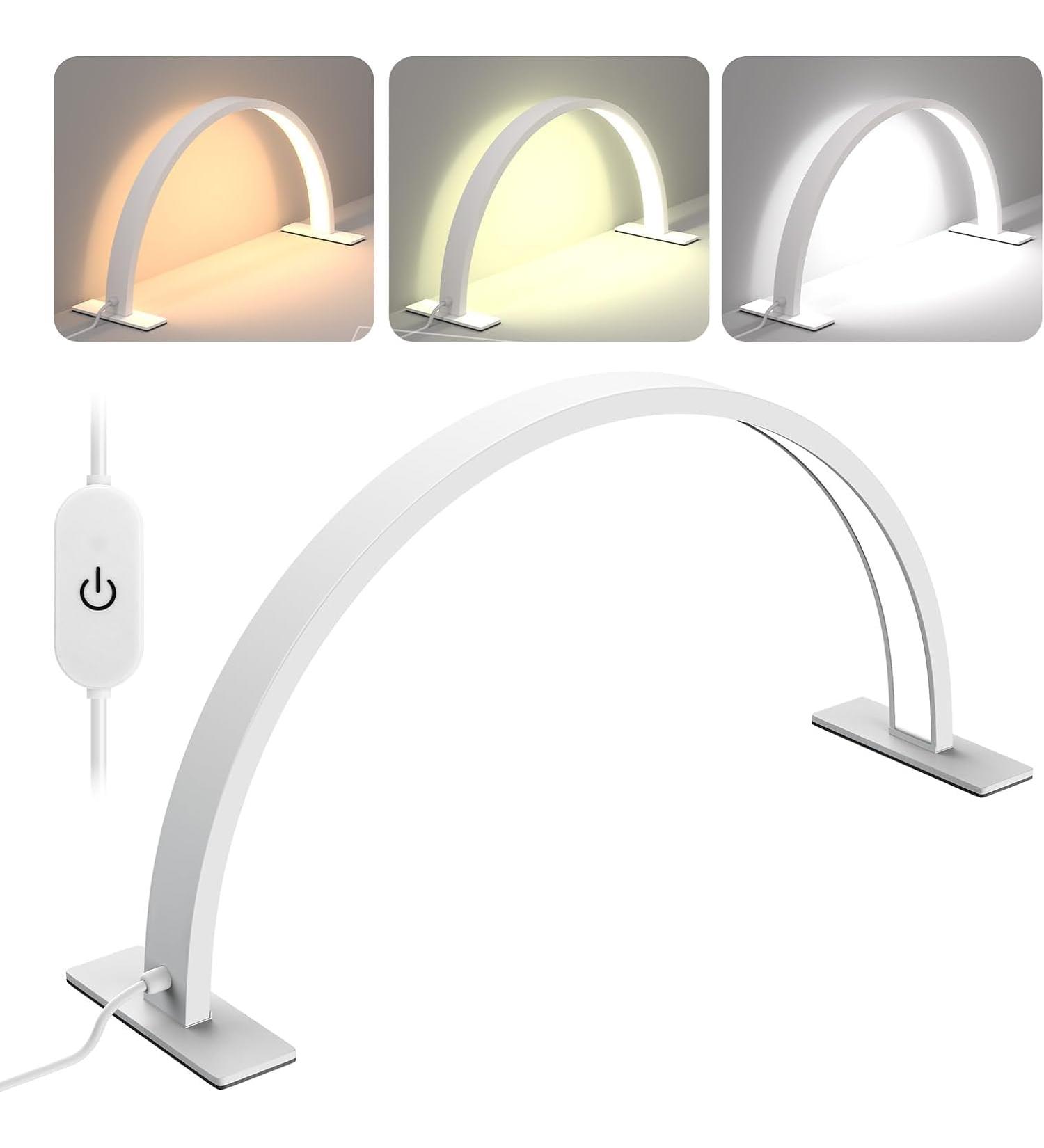 Yofuly Nail Lamp Halfmond-Ringlicht - 48W Salon-Quality Lighting for Eyelashes & Manicure Care - Buy Online on GoSupps.com