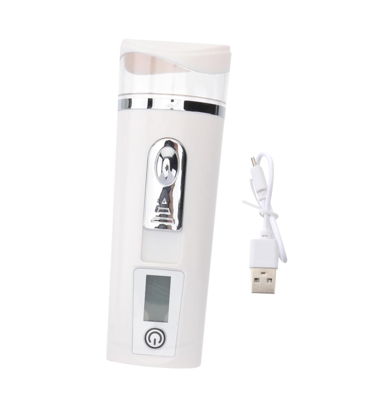 Beatifufu Hydrating Instrument Portable Humidifer Face Steamer Portable Face Humidifier Face Sprayer White Abs - Buy Online on GoSupps.com