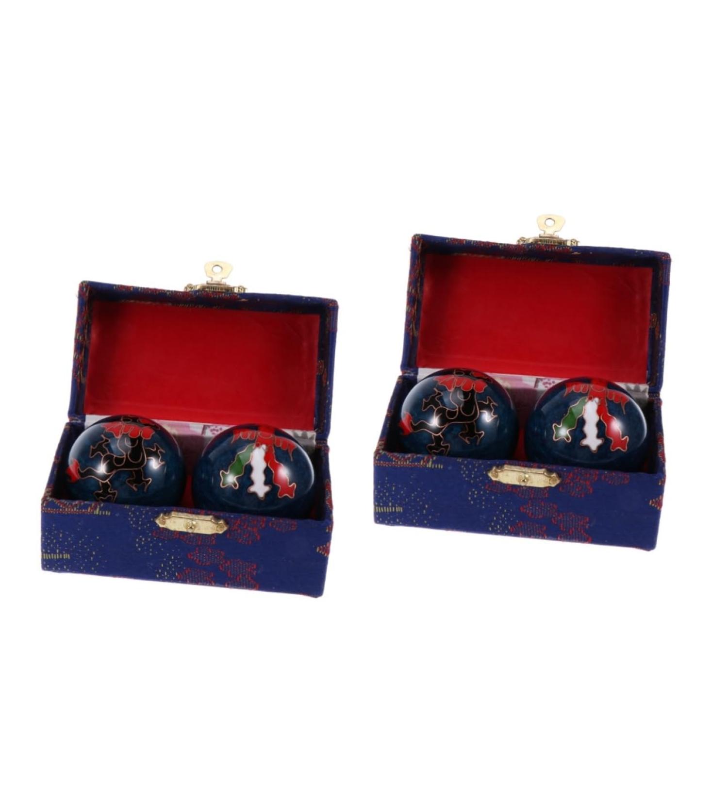 Lalafina 2-St Lacrosse Balls | Massage & Meditation Health Balls | Chinese Baoding Balls for Fitness & Relaxation - Buy Online on GoSupps.com