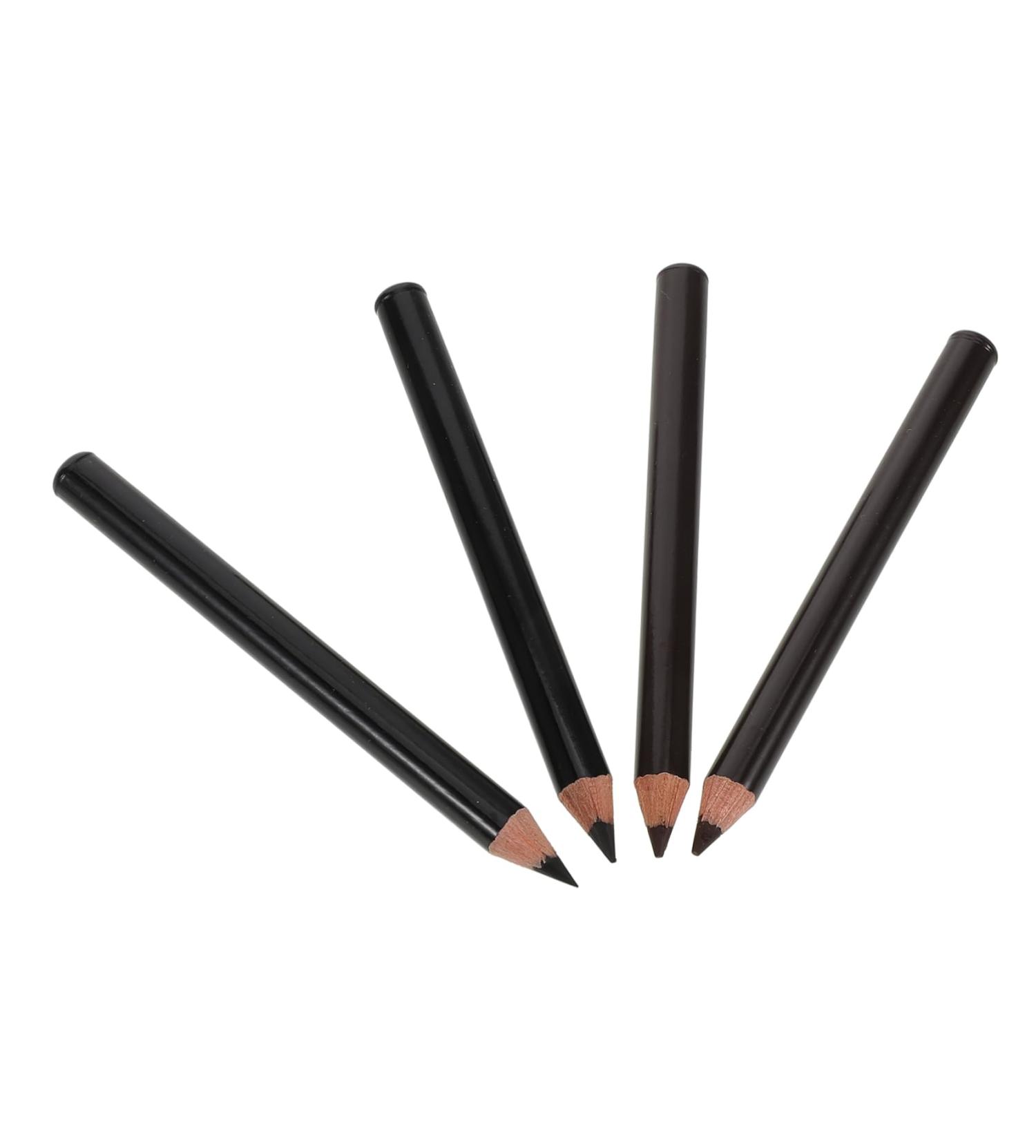 FOMIYES 4pcs Wooden Eyebrow Pencil Eye Brow Pencil Shaper Brow Filler Pen Eyeliner Pencils Eye Brows Pencil - Buy Online on GoSupps.com