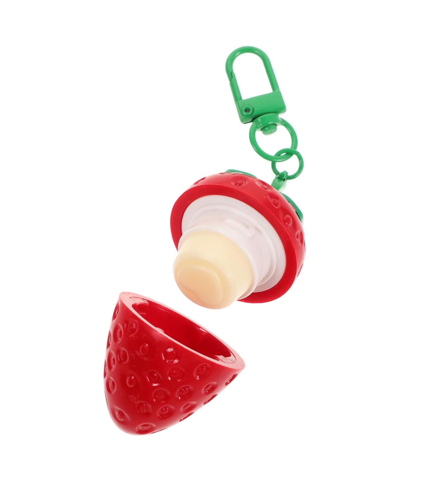 FRCOLOR Strawberry Moisturizing Lip Balm Lip Balm Strawberry Cute Lip Cream Traveling Lip Cream Lovely e Traveling Women e - Buy Online on GoSupps.com