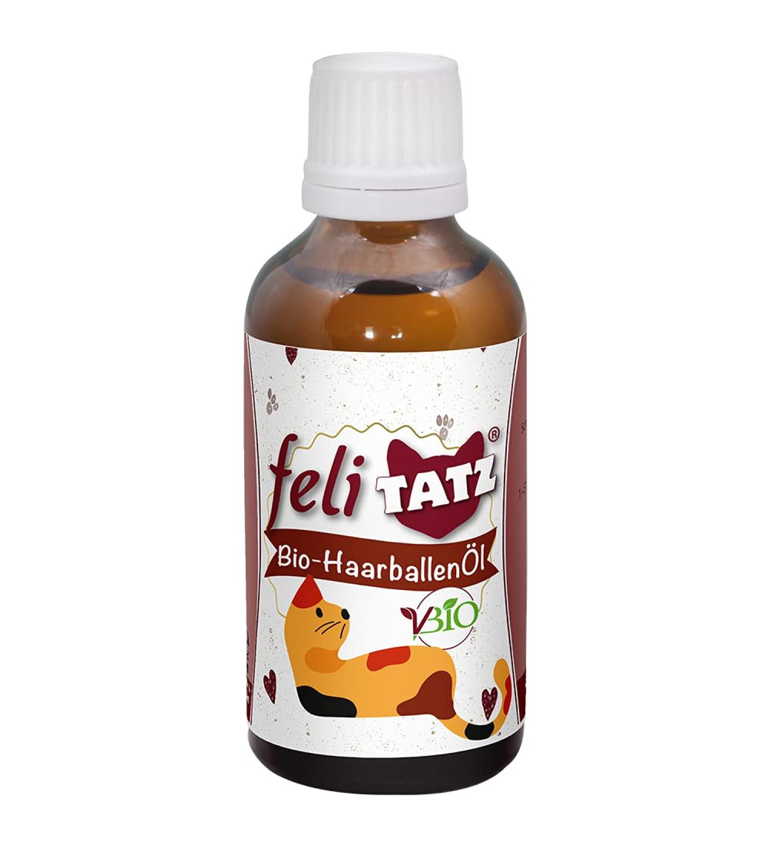 cdVet feliTATZ organic hairball oil for cats 50 ml