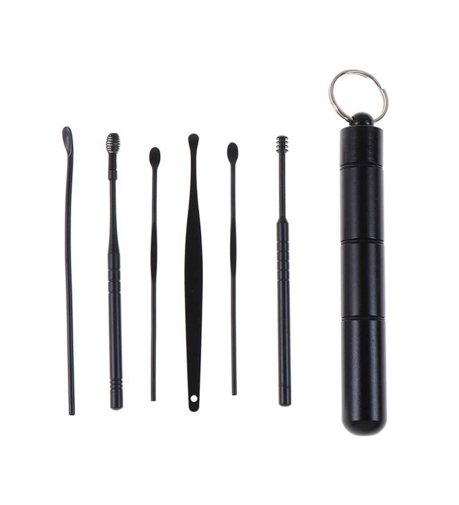 6 Pcs Portable Ear Wax Remover Spiral Ear Cleaning Tools Set - Color D - Buy Online on GoSupps.com