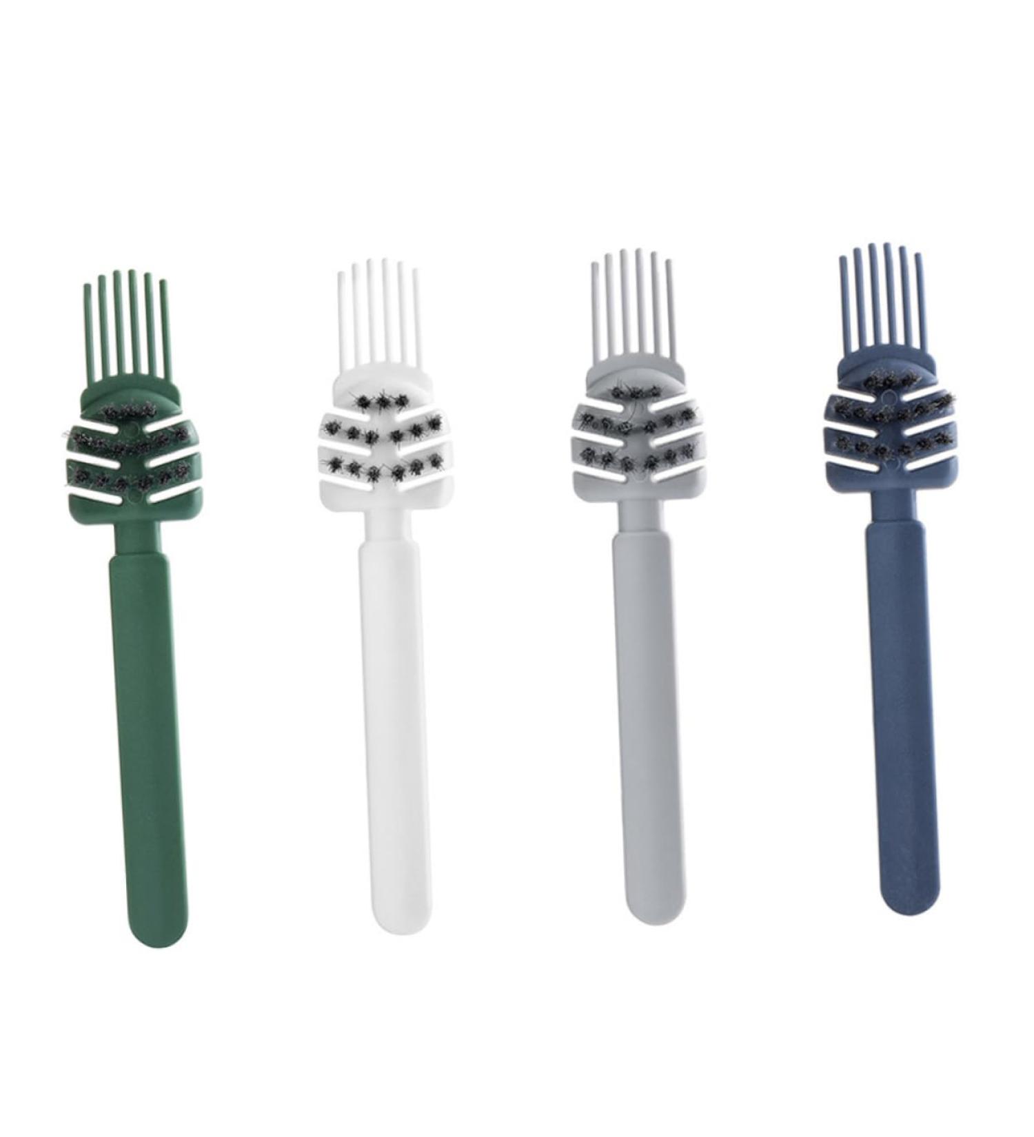 CALLARON Lot De 4 Nettoyeurs De Peignes Et Brosses Cheveux Compacts Outil De Nettoyage Pratique Pour Cheveux Compatible Multiples Peignes Couleurs Bleu Vert Gris Et Blanc Usage Domestique - Buy Online on GoSupps.com