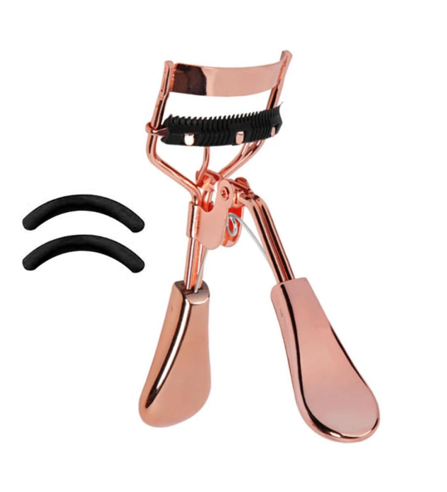 Eyelash Curler with Comb - Metal Lash Curler with Refill Pads | Precision Eye Makeup Tool for Women & Girls - Buy Online on GoSupps.com