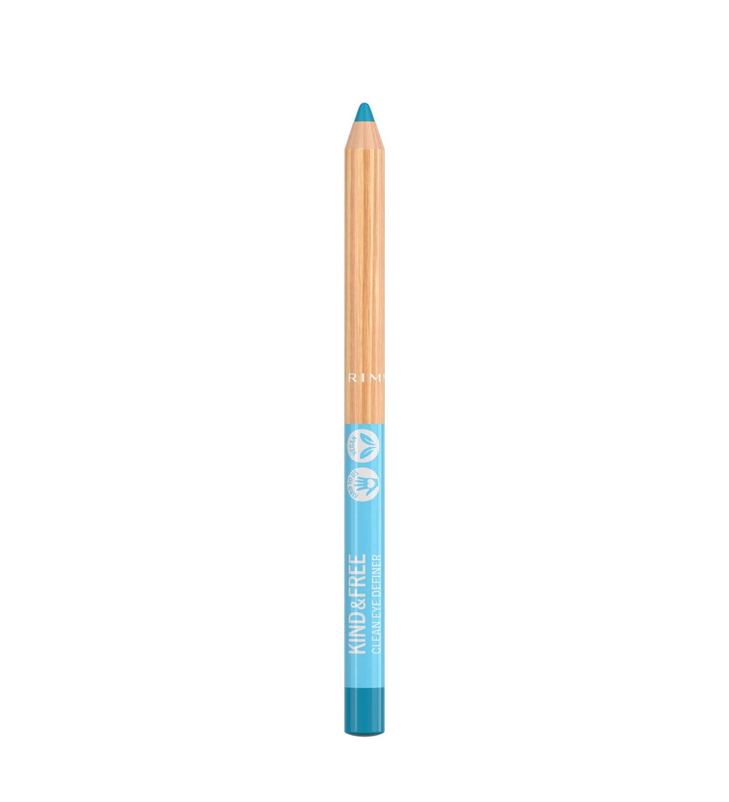 Rimmel London - Kind & Free Eye Definer 100% Vegan Ultra-Creamy Buttery Texture Intense Pigmentation Lasts Up to 12 hours Anime Blue - 006 1 1.0 count - Buy Online on GoSupps.com