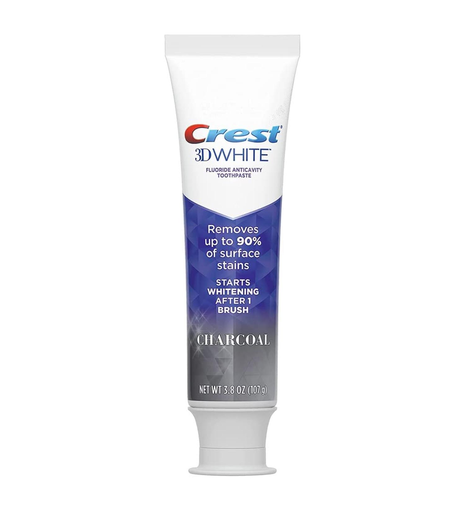 Crest 3D Toothpaste Charcoal Single