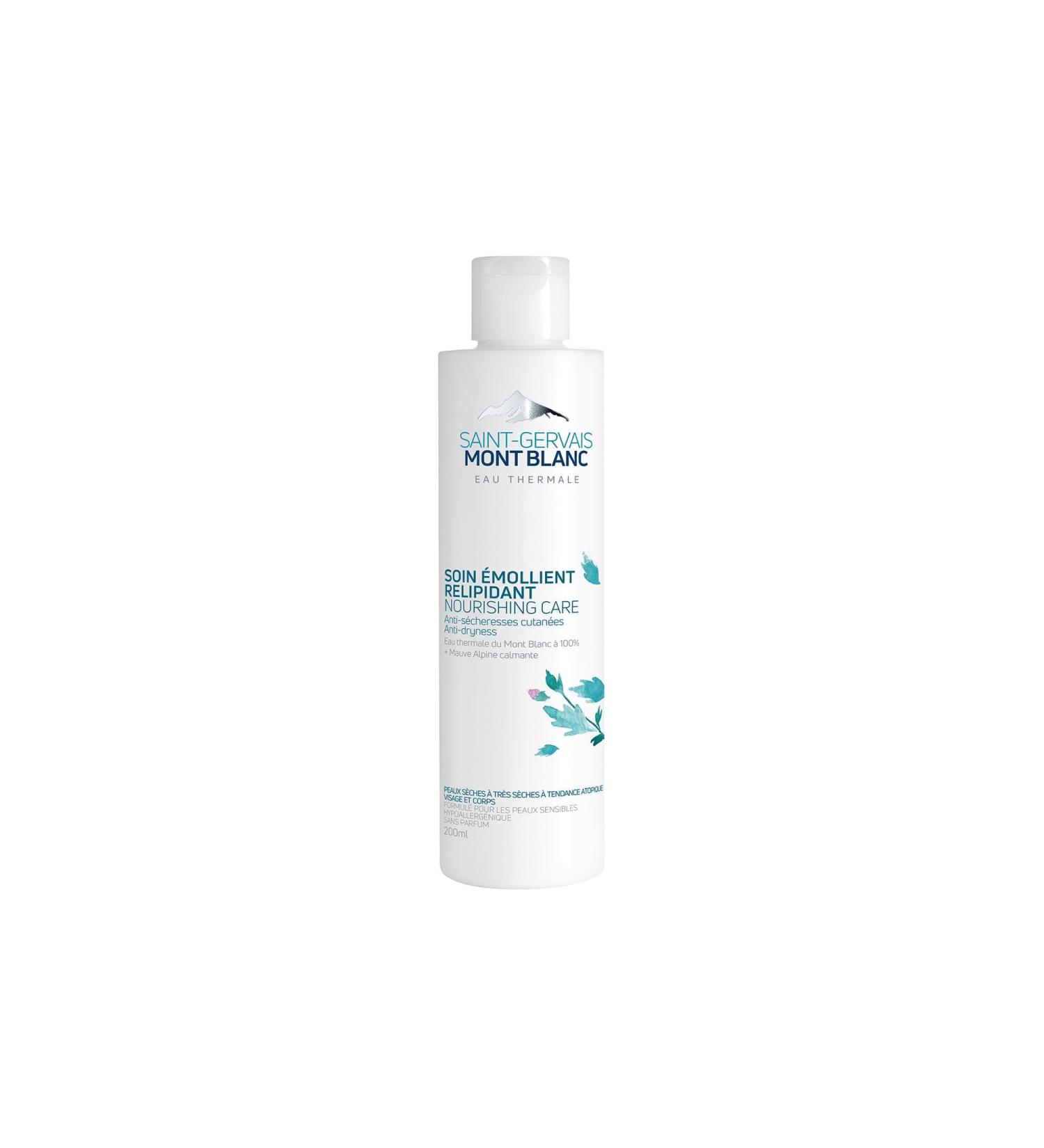 Saint-Gervais Mont Blanc - Nourishing Emollient Anti-Dryness Relief Care - Dry to Very Dry Skin - Face and Body 400 ml - Buy Online on GoSupps.com