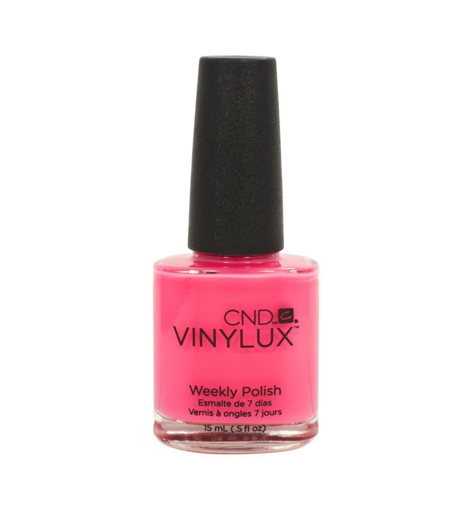 Cnd Vinylux #121 Hot Pop Pink Nail Polish Lacquer 0.5Floz