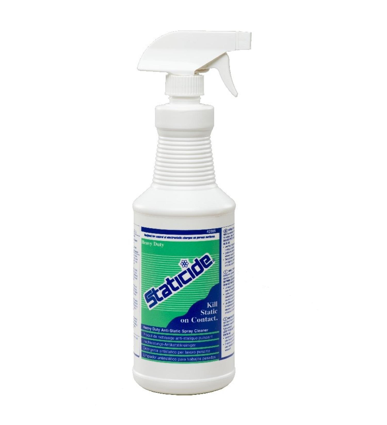 ACL Staticide 2005 Regular Heavy Duty Topical Anti-Stat 1 qt Trigger Sprayer Bottle
