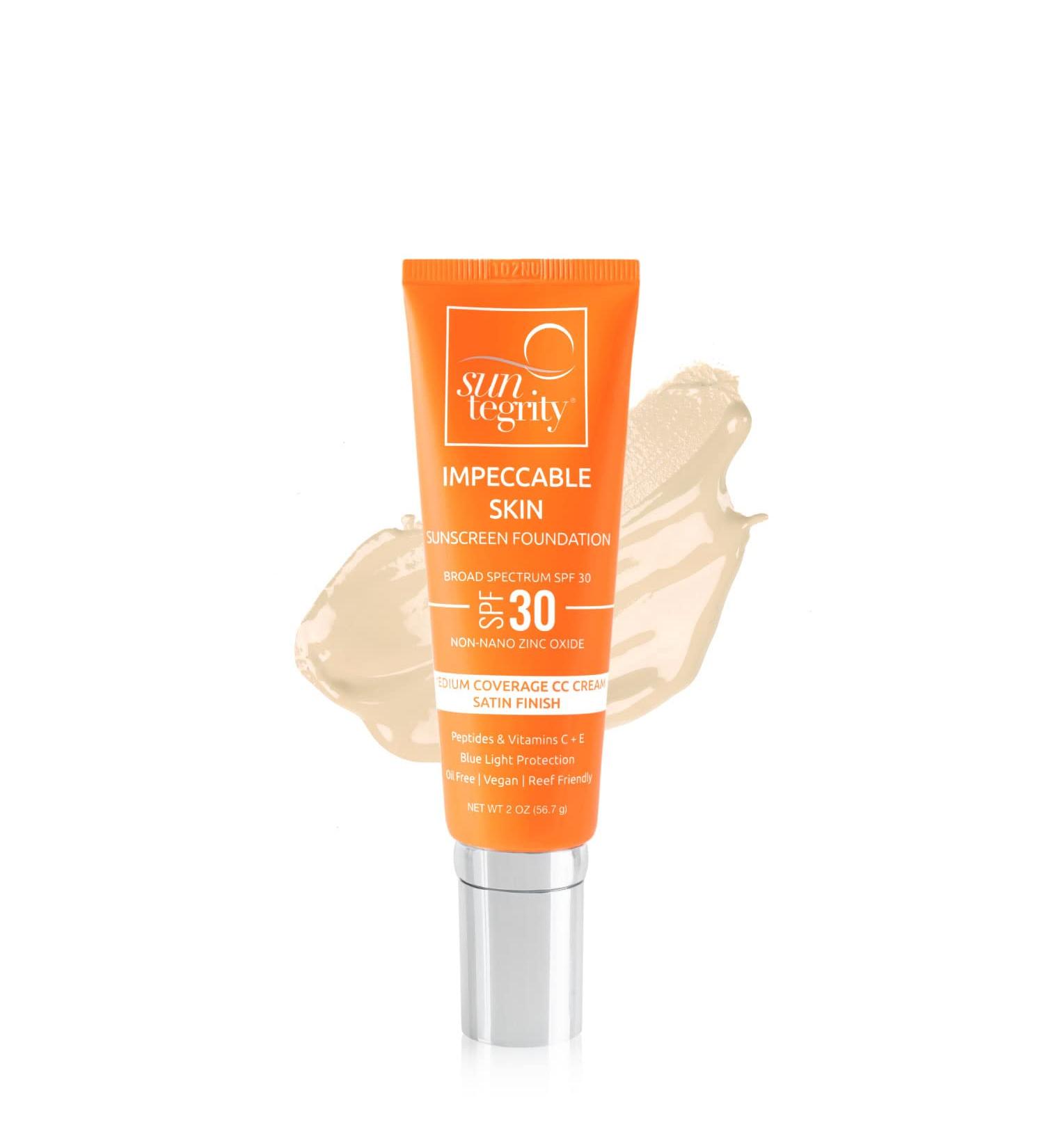 Suntegrity Impeccable Skin Tinted Sunscreen SPF 30 (Nude) - Broad Spectrum Protection - Buy Online on GoSupps.com