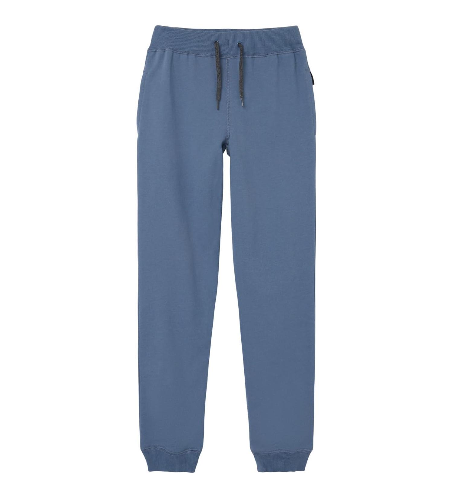NAME IT Kids Cotton Sweatpants 134 - China Blue | Soft and Comfortable for Boys and Girls - Buy Online on GoSupps.com