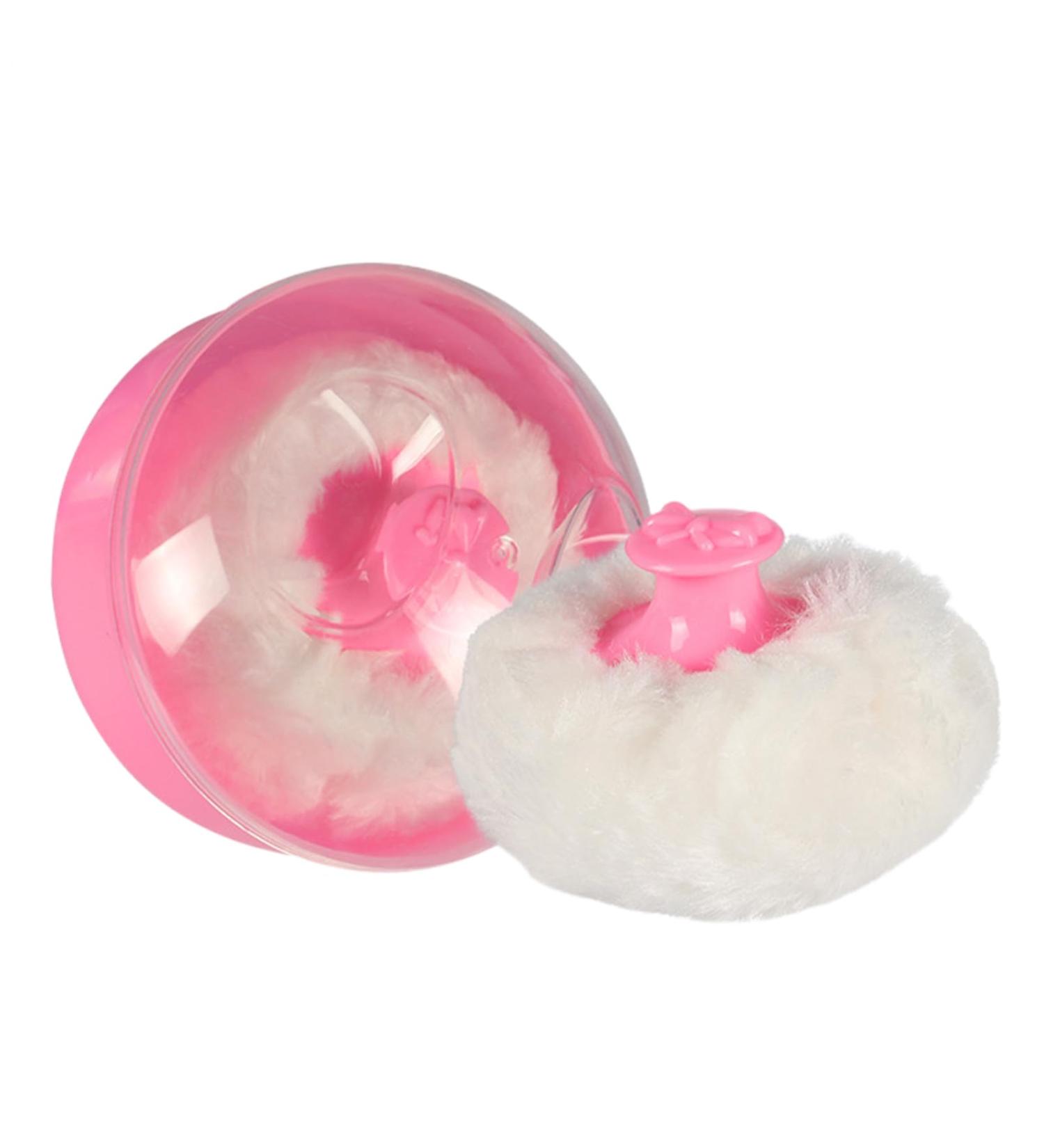 Bo te Poudre Avec Houppette Pour Le Corps | tui de Poudre Libre Cosm tique et Maquillage avec Houppette - Portable Soin Temps Chaud Voyage Enfant B b Femme - Buy Online on GoSupps.com