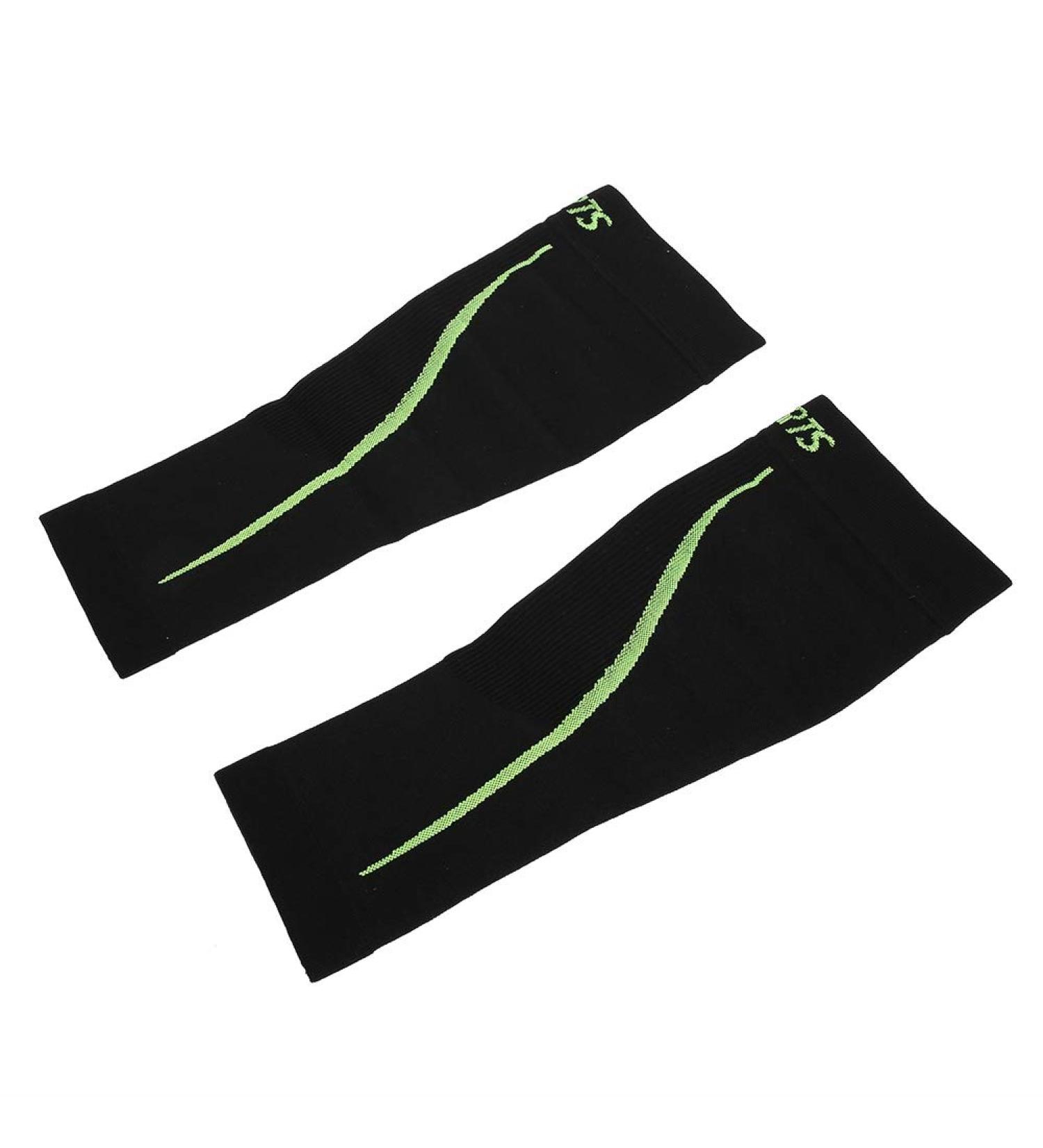 Calf Support Sleeves - Compression Stockings for Sports Travel & Pregnancy - Black Leg Protection - Buy Online on GoSupps.com