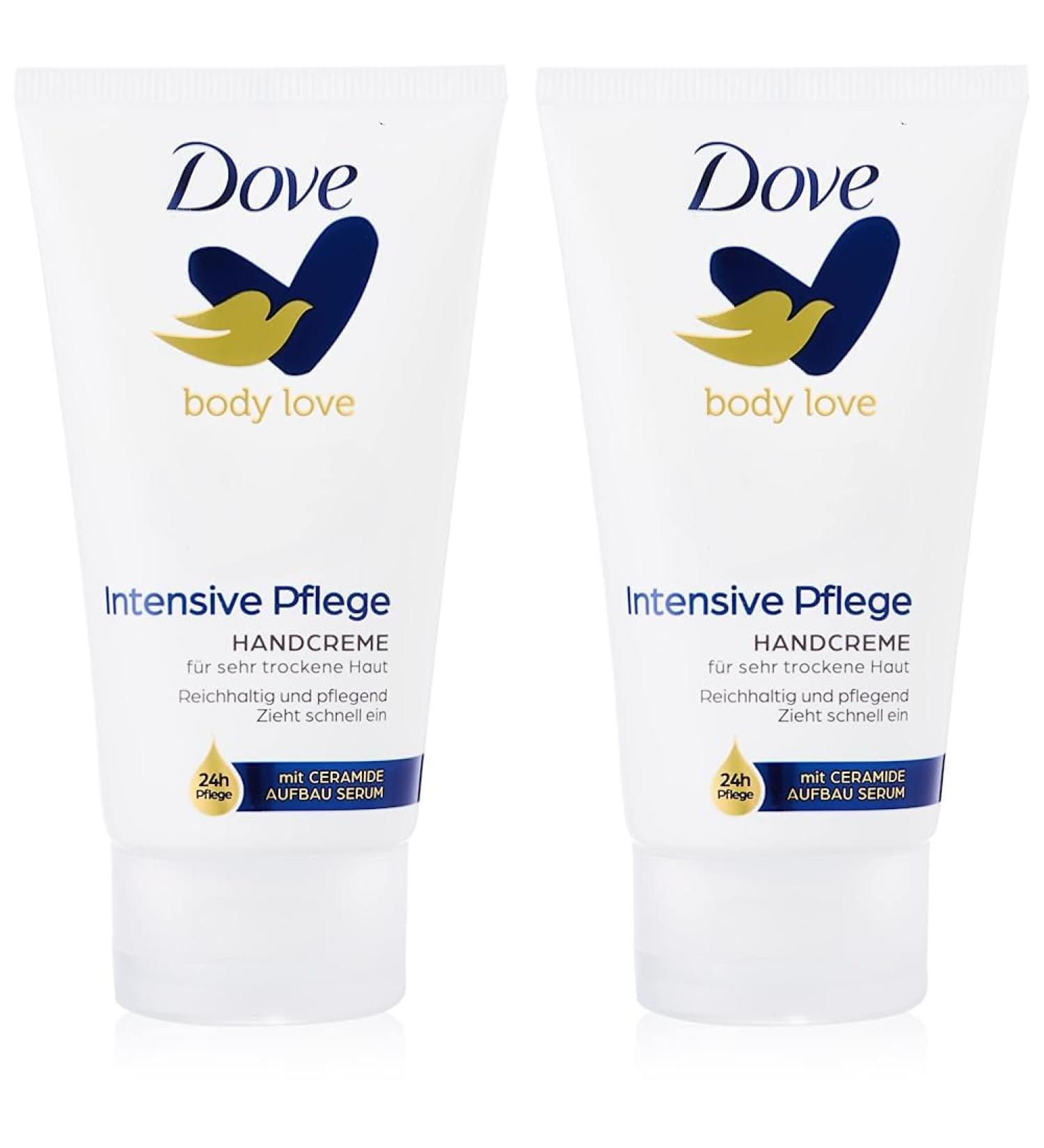 Dove Hand Cream Duo for Very Dry Hands - Intensive Moisture & Deep Care 75ml (2-Pack) - Nourishing Relief - Buy Online on GoSupps.com