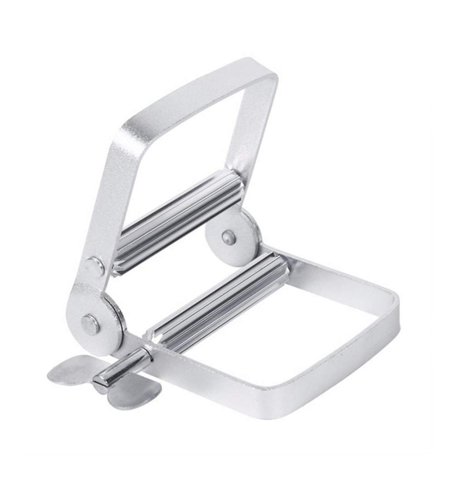 Manual Toothpaste Extruder & Squeezer Tool - Stainless Steel Toothpaste & Hair Dye Cream Squeezing Gadget for Efficient Use - Shop Internationally - Buy Online on GoSupps.com