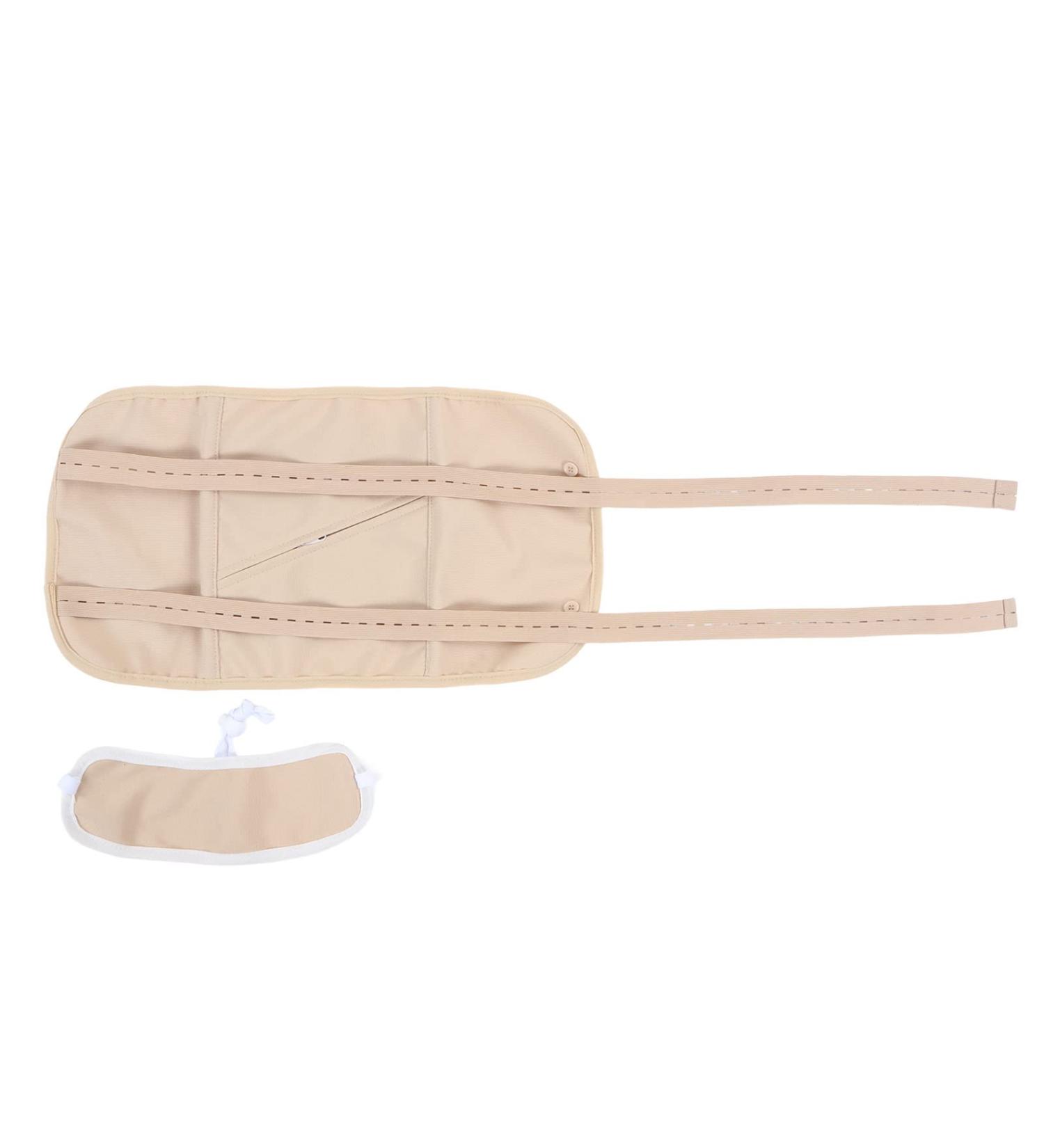 2 Pack Adjustable Castor Oil Packs - Reusable Waterproof with Zippered Compress Wrap Design - Ideal for Pain Relief & Detox - Buy Online on GoSupps.com