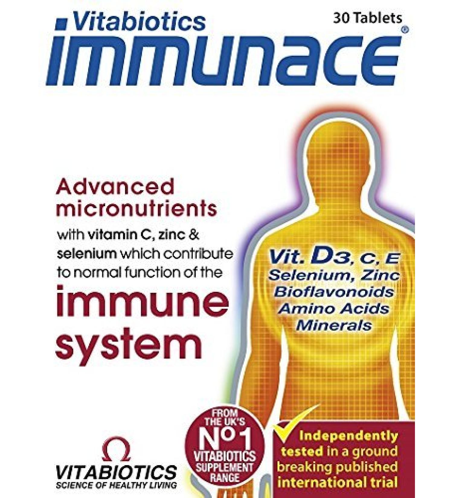 Vitabiotics Immunace Original - 30 Tablets by Immunace