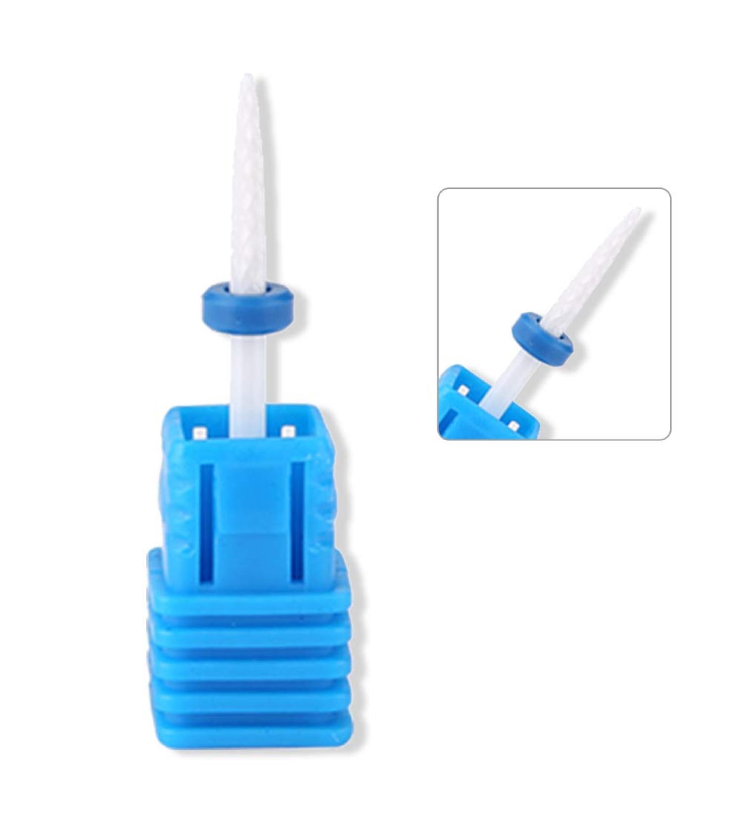 TMISHION Premium Ceramic Nail Drills Acrylic Nail Care Tool with 5 Drill Bits Manicure Pedicure Kit for Gel Removal Home and Salon Use - Buy Online on GoSupps.com