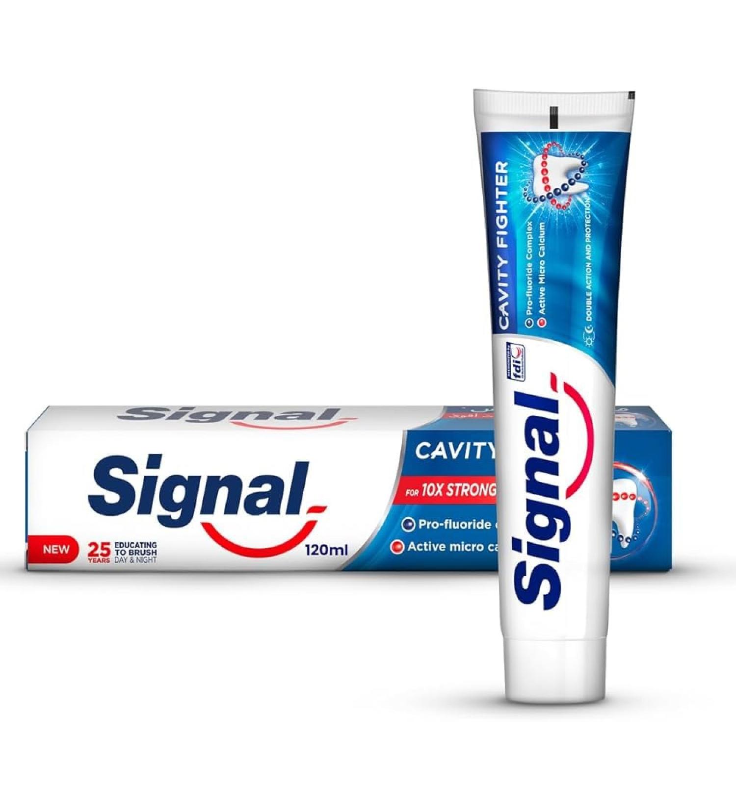 Buy Signal Anti Caries Toothpaste - Max Cavity Protection with Active Micro Calcium & Pro Fluoride Complex | 2.11 oz (120 ml) - International Shipping Available - Buy Online on GoSupps.com