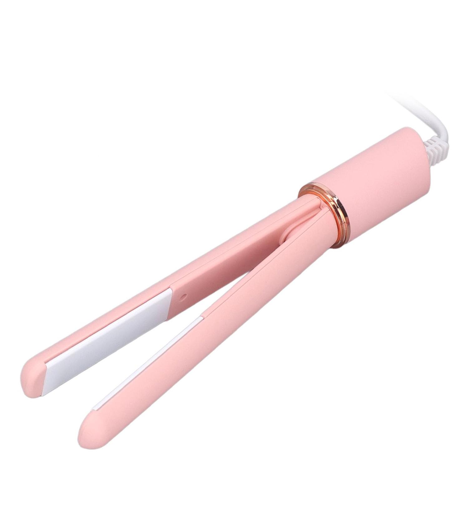 Mini Dual Deluxe Add Curls and Waves or Straighten Multifunctional Small Curling Iron Hair Care with Easy to Use Twist Disc. Travel Portable Fits Most Hair Types (US Plug 110V) - Buy Online on GoSupps.com