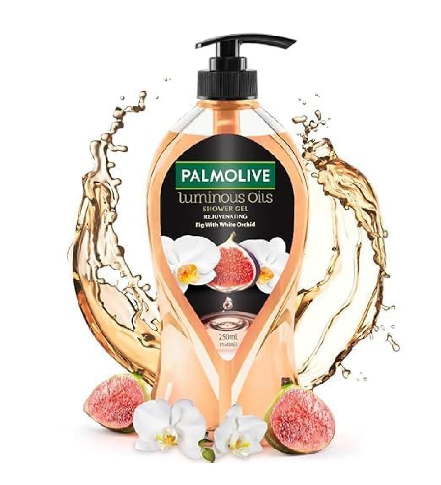 Luminous Oil Rejuvenating Body Wash - 250ml Pump | 100% Natural Fig Oil & White Orchid Extracts | PH Balanced Shower Gel for Soft Radiant Skin - Ideal for Women & Men - Buy Online on GoSupps.com