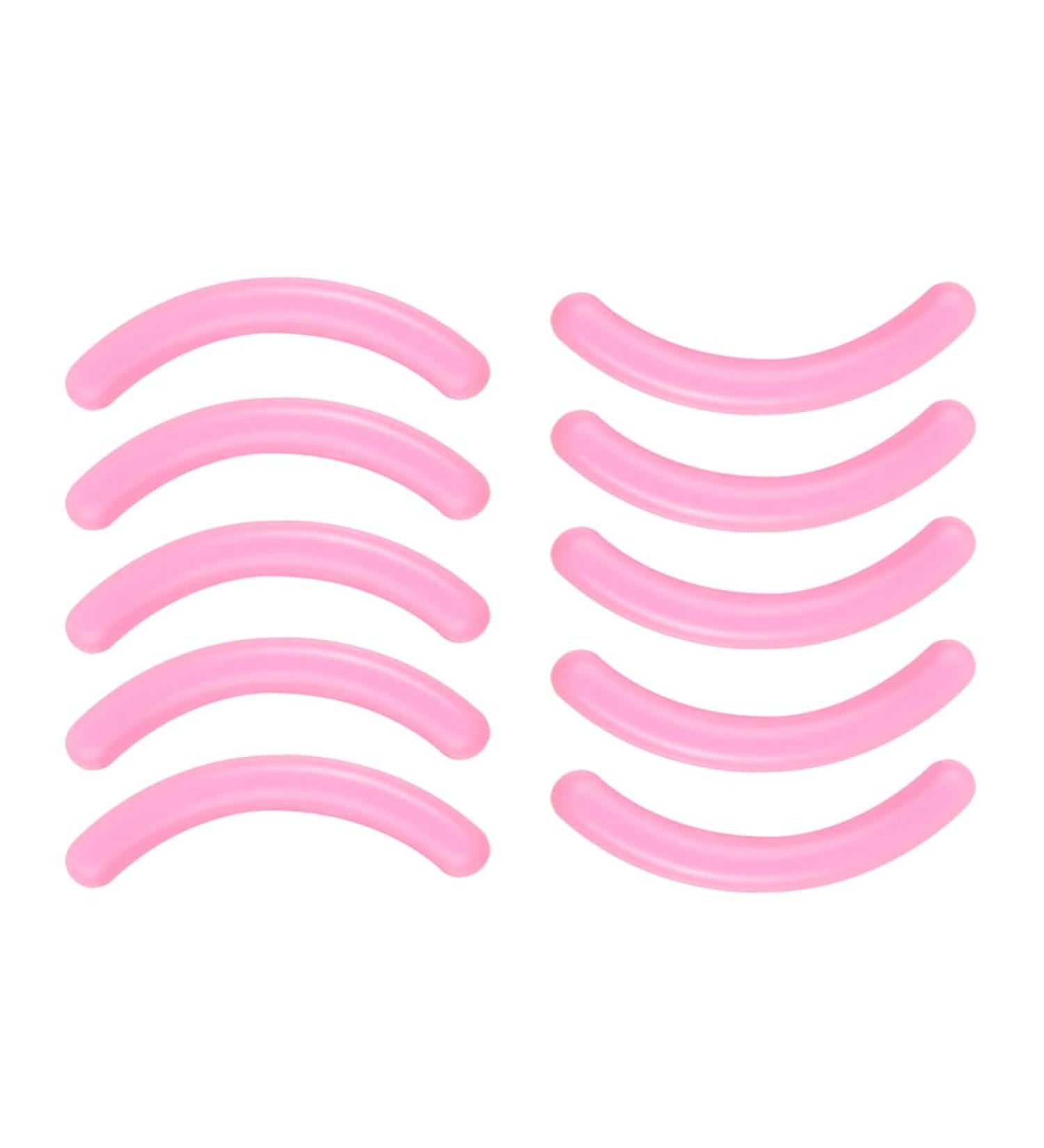 AKOAK Universal Soft Silicone Eyelash Clip Replacement Pad - High Elasticity Pack of 10 (Light Pink) for Perfect Lash Application - Buy Online on GoSupps.com