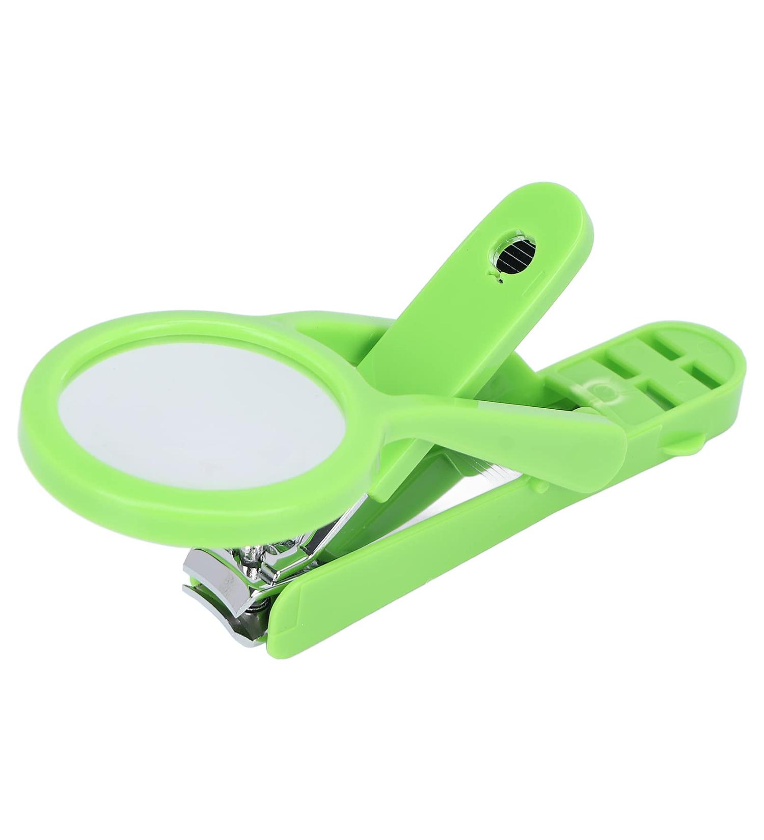 Deluxe Nail Clipper with Magnifier Stainless Steel Adjustable Fingernail Toenails Cutter with Magnifying Glass for Elderly Children(green) - Buy Online on GoSupps.com