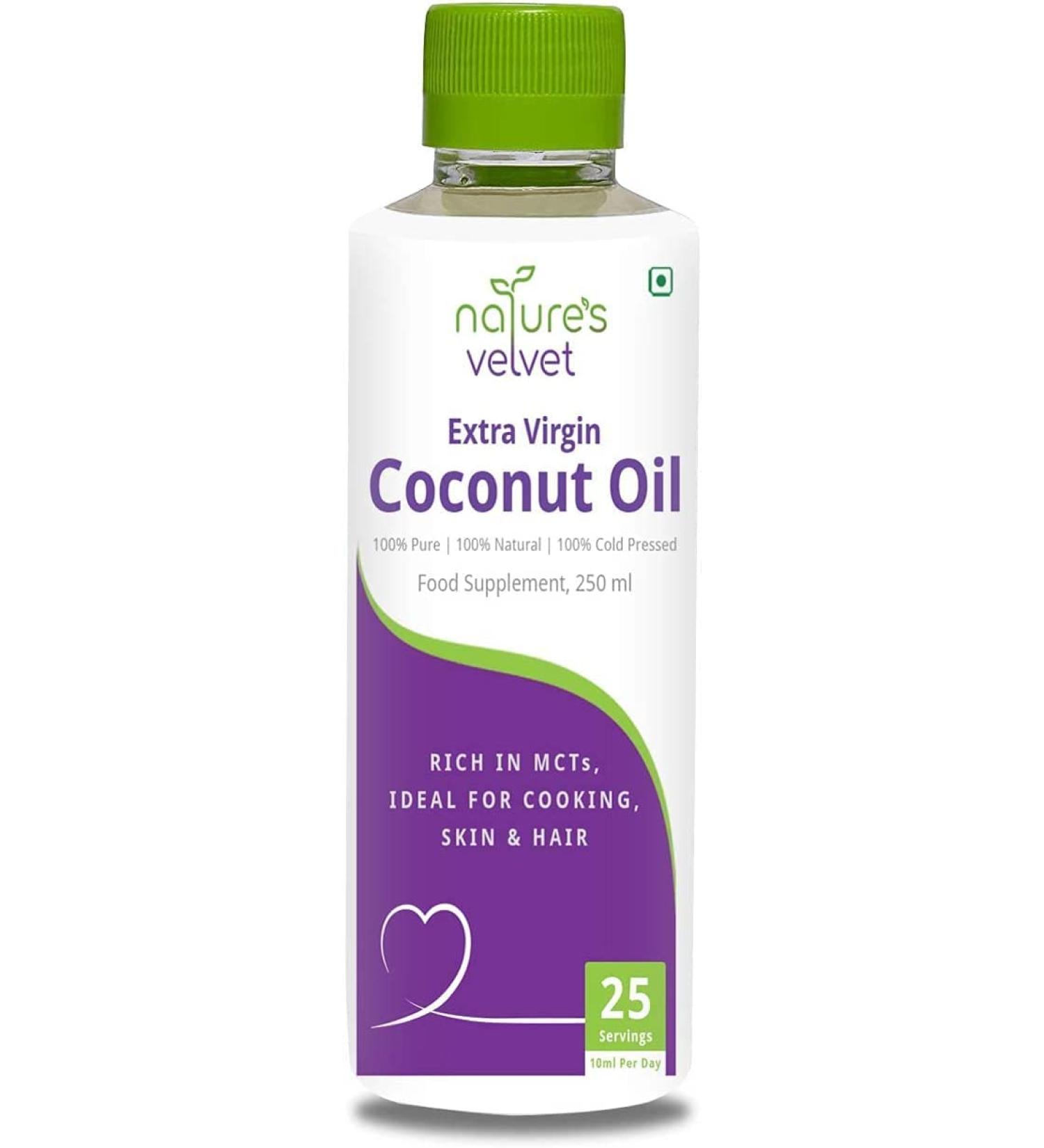 AOZA Natures Velvet Lifecare Virgin Coconut Oil for Cooking and Skin (250 Ml)