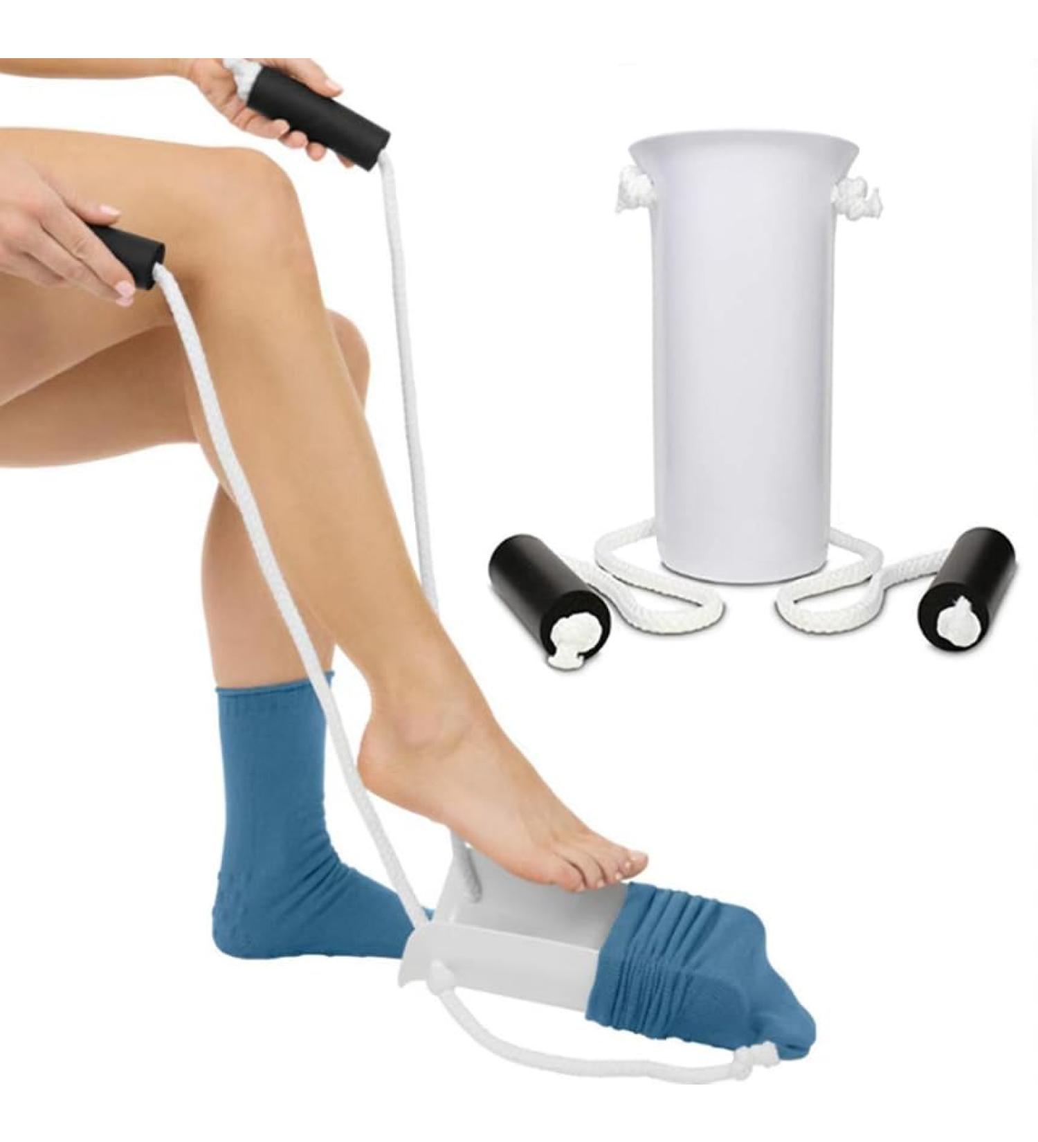 Easy Sock Helpers - Ultimate Sock Slider Tool for Seniors & Disabled | Comfortable EVA Handles for Independent Use - Buy Online on GoSupps.com