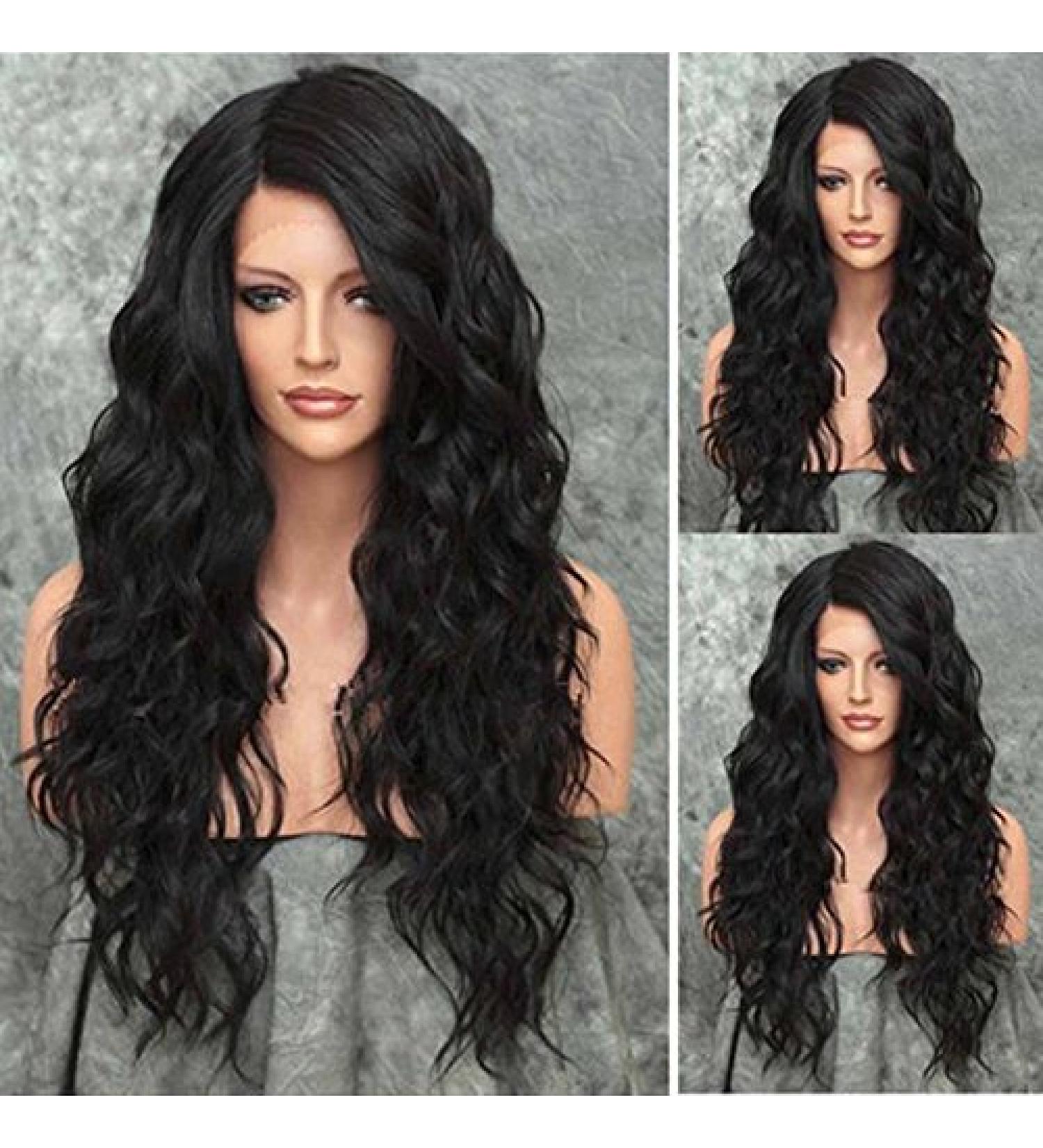 Best Long Peruvian Human Hair Lace Front Wigs - Bleached Knots & Baby Hair for Black Women | Shop Now - Buy Online on GoSupps.com