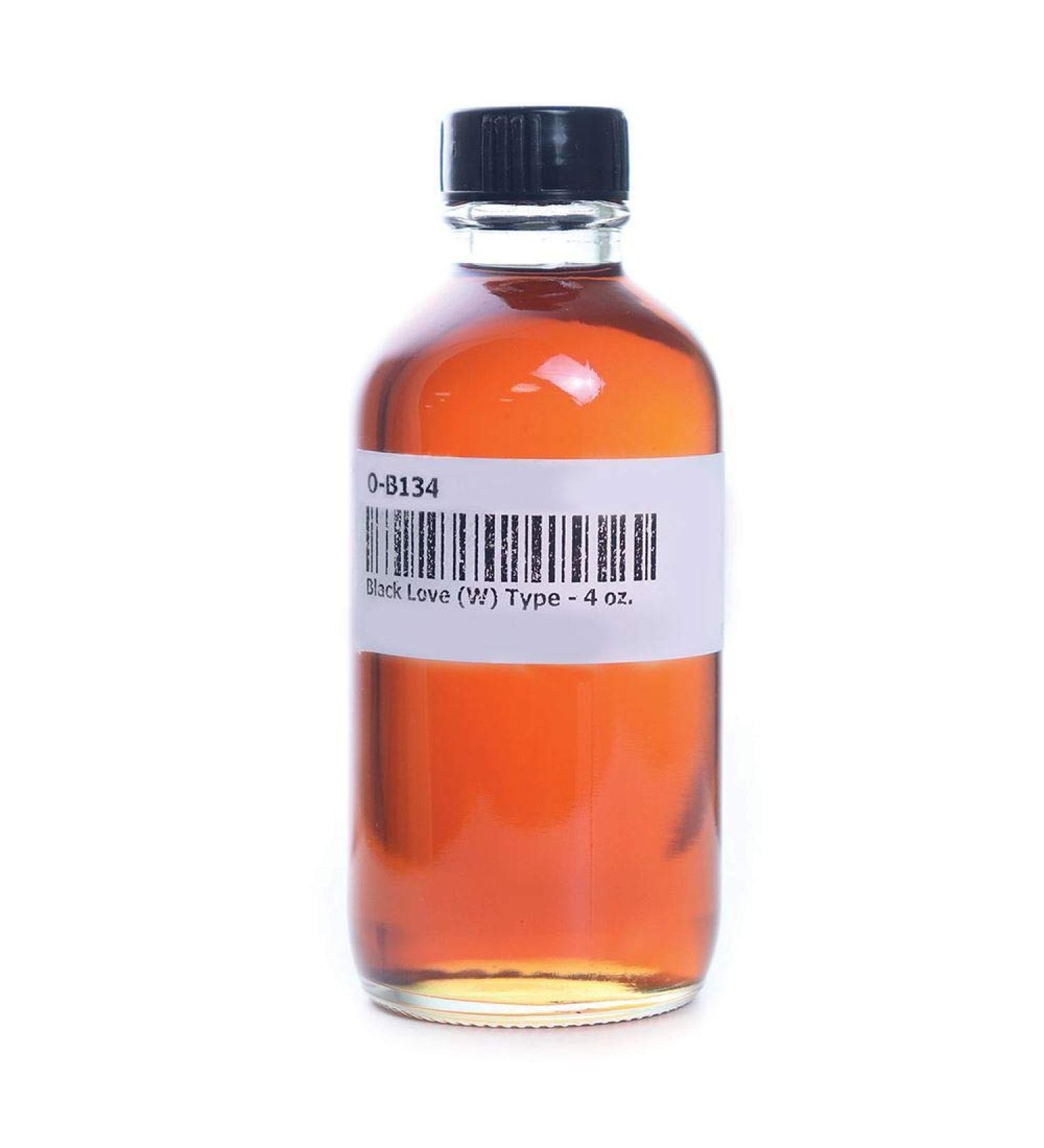 Black Love for Women Type Designer Inspired Scented Fragrance Body Oil - Premium Quality Cologne Oil Pure Strong Uncut Body Oil - Premium Fragrance Oils (4 oz)