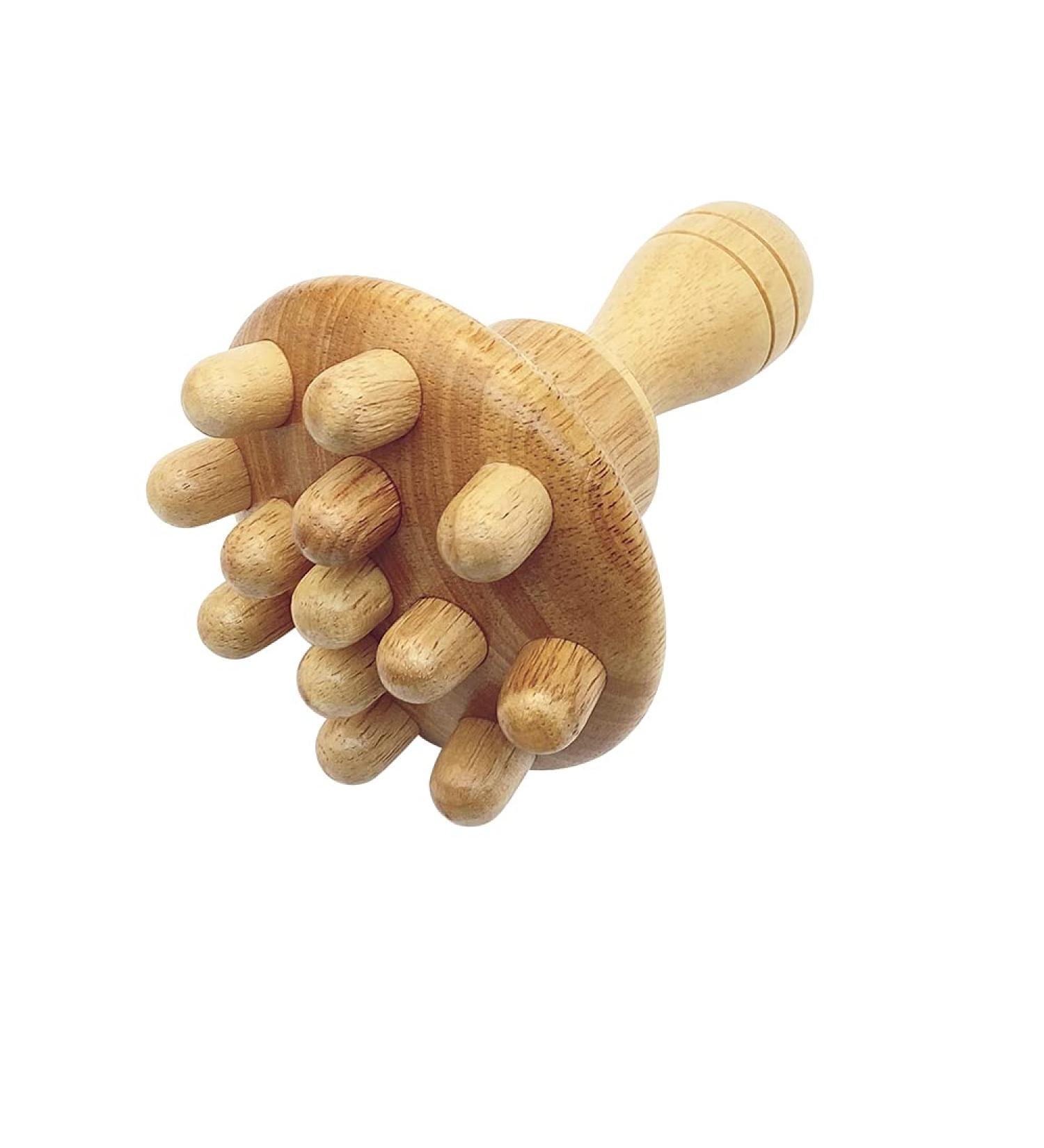 Goodtar Mushroom Massager: Colombian Wood Therapy Tool - 1 Piece Set - Buy Online on GoSupps.com