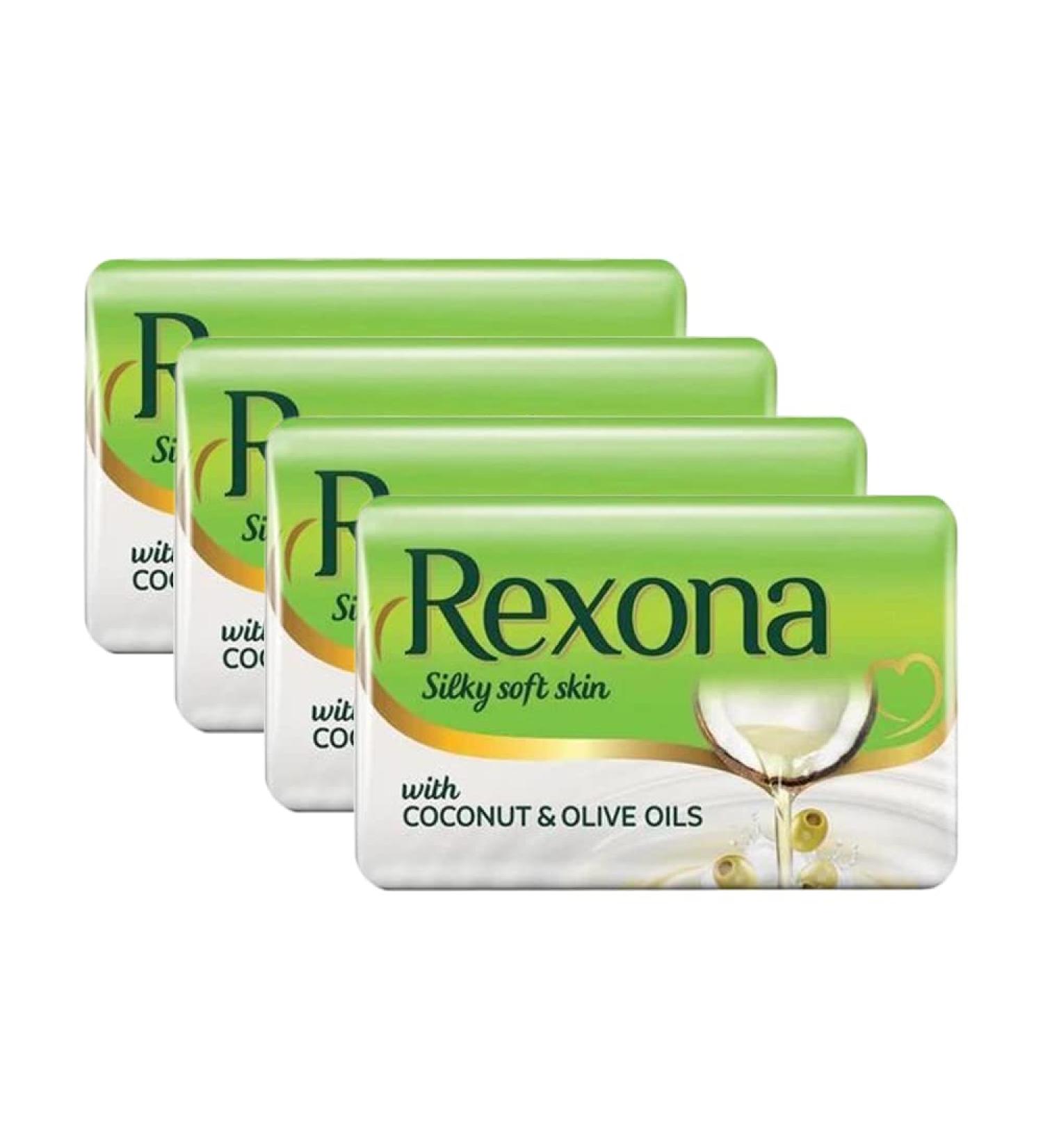 4 X Rexona Silky Soft Skin with Cocount & Olive Oils 100g Each - Buy Online on GoSupps.com