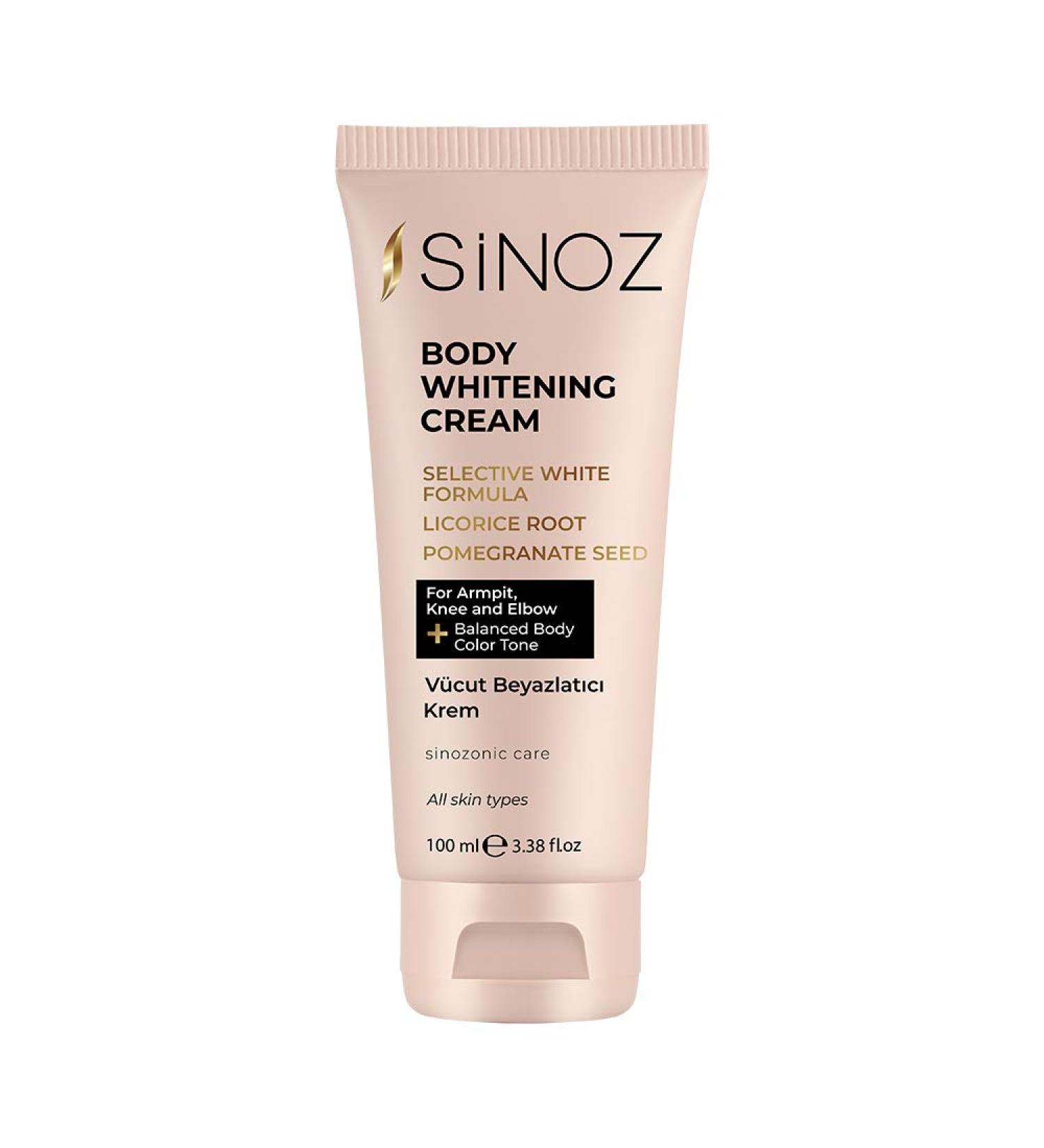 sinoz SiNOZ Whitening Body Cream Brightening Body Cream for Spots Age Spots Pigment Spots 100 ml