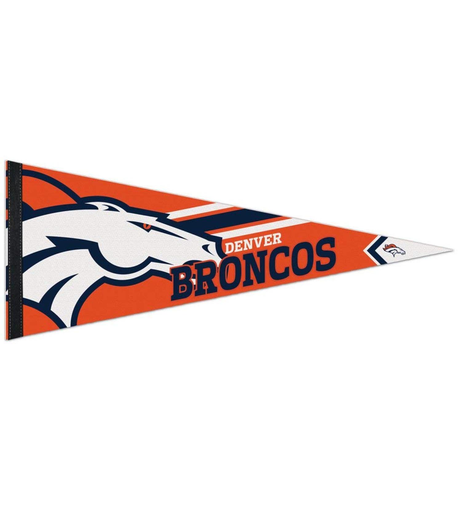 Buy WinCraft Denver Broncos Big Logo Premium NFL Wimpel - Official Merchandise for True Fans - Buy Online on GoSupps.com