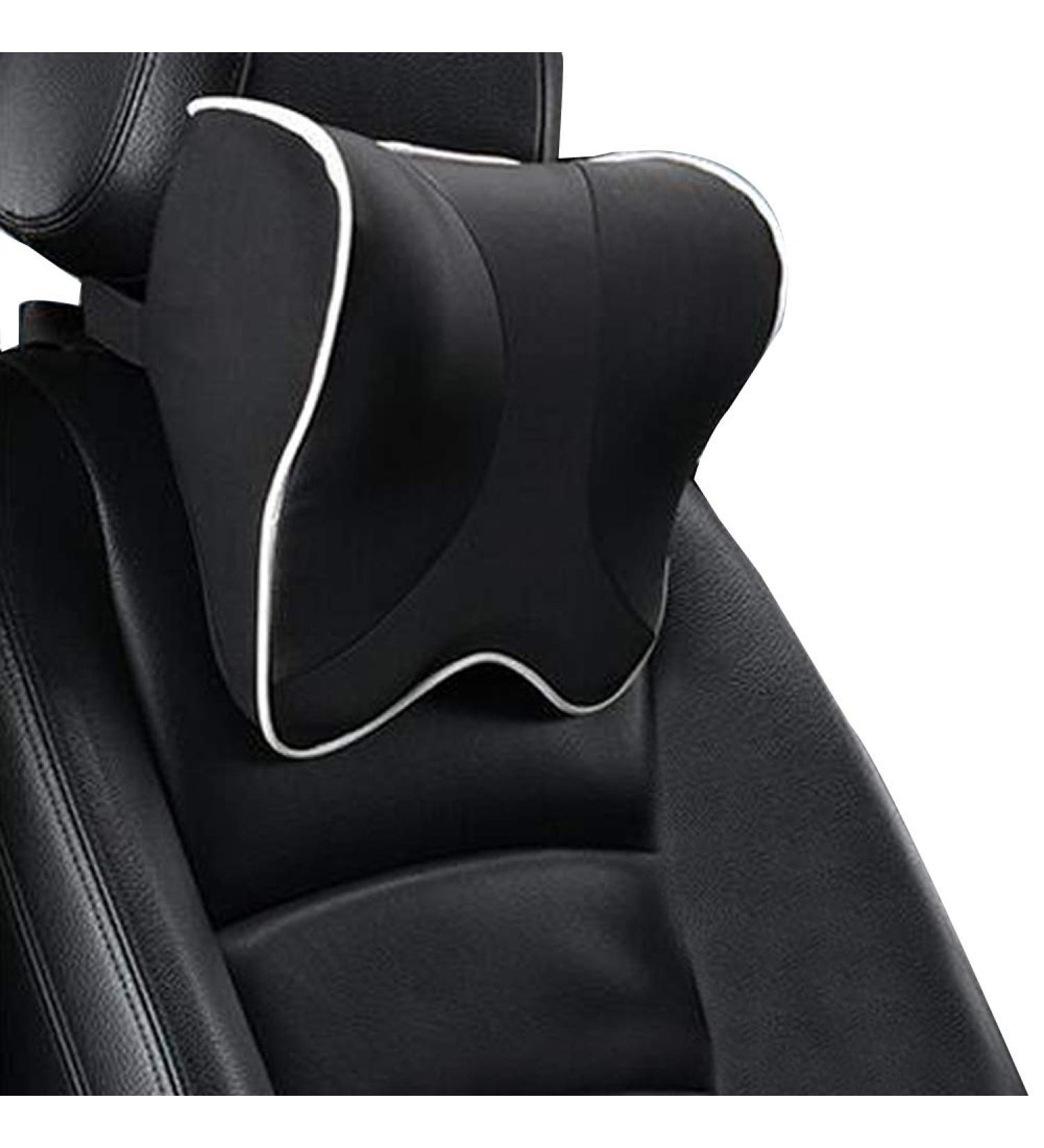 ZATOOTO Car Neck Pillow - Memory Foam Headrest Support for Adults and Kids (Black) - Buy Online on GoSupps.com