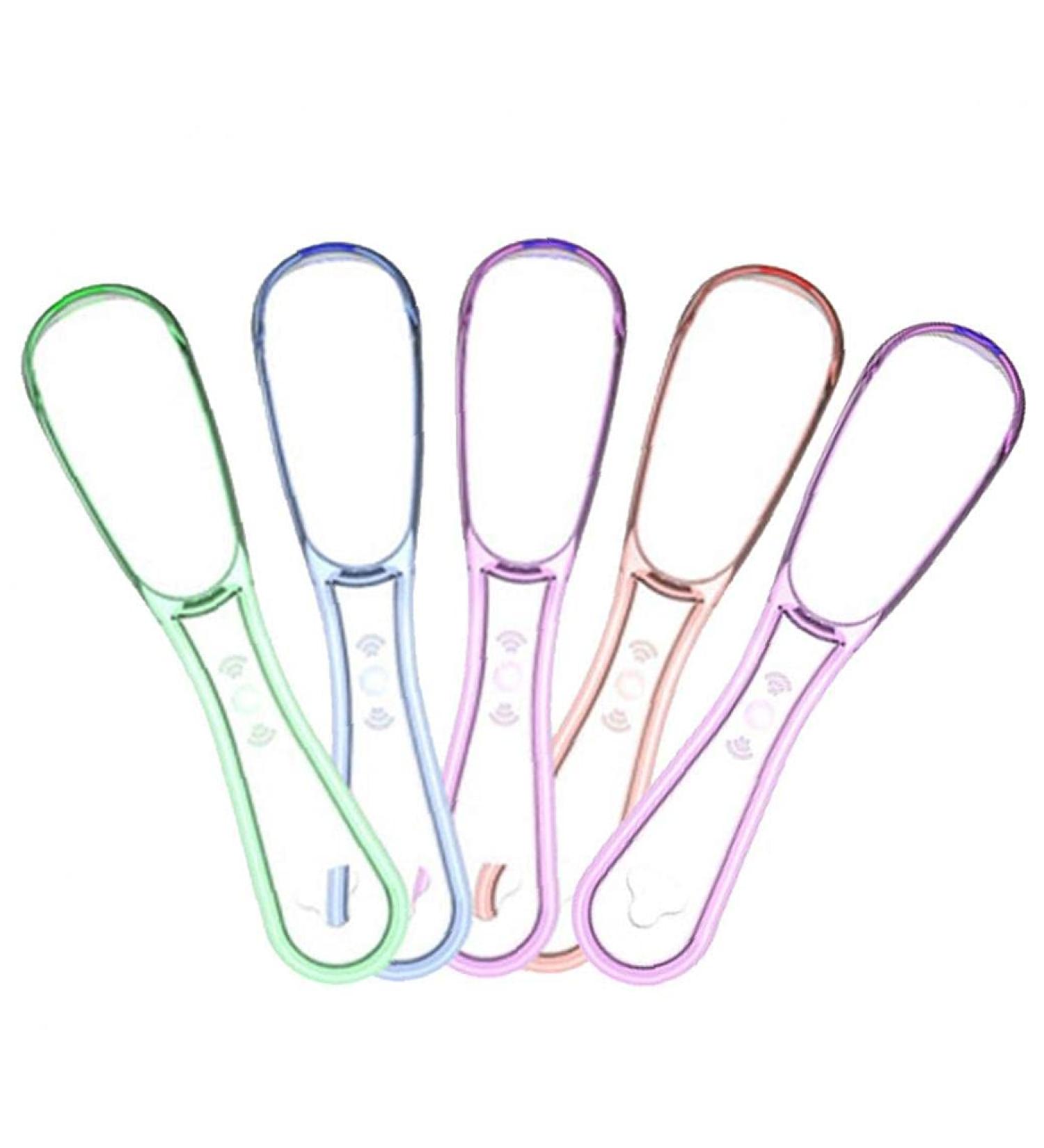 TOSSPER 5pcs Tongue Scraper Set | Fresh Breath Tongue Cleaner Brush for Optimal Oral Care | Random Colors - International Shipping Available - Buy Online on GoSupps.com