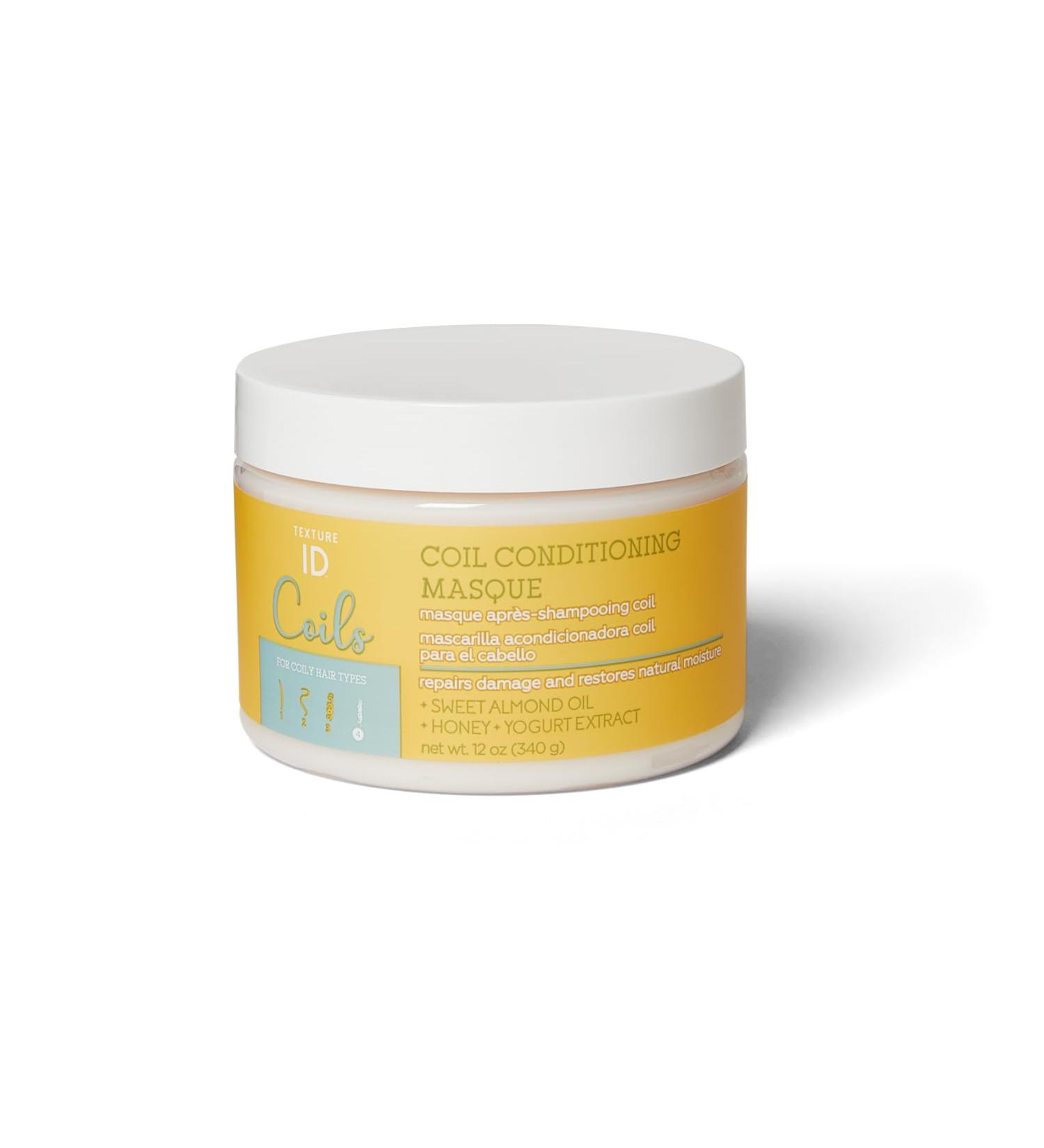 Texture ID Coil Conditioning Masque | Intensive Moisture & Curl Care for All Hair Types - Shop Internationally - Buy Online on GoSupps.com